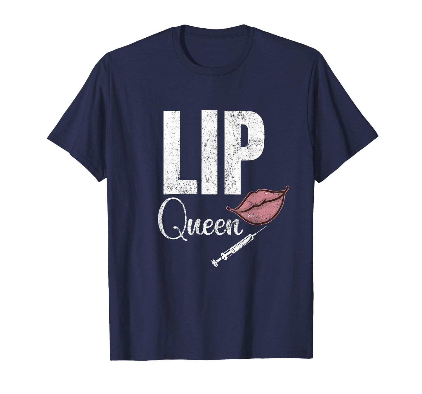 Vintage Lip Queen Injector Filler Aesthetic Nurse Injector T-Shirt