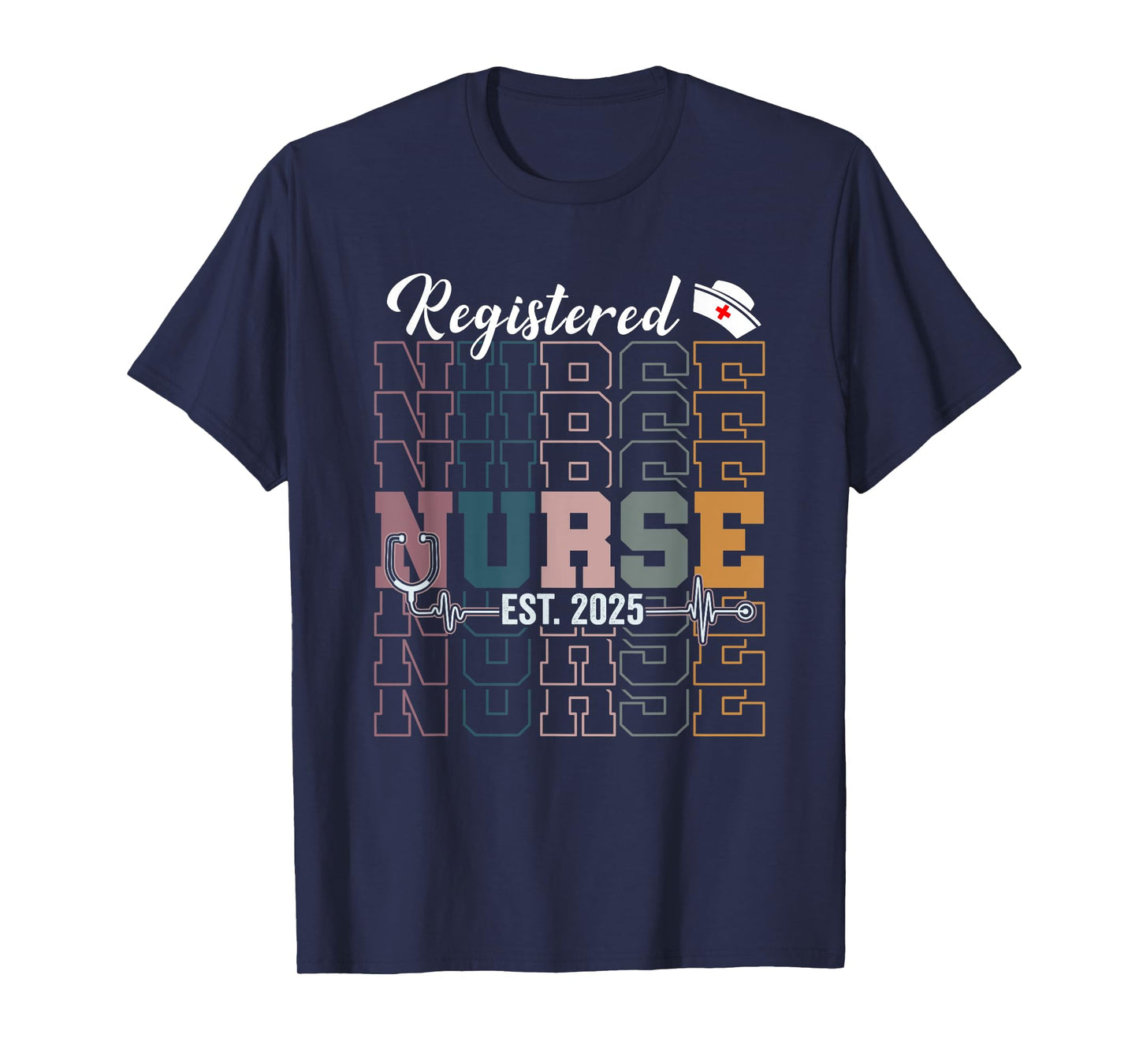 Registered Nurse Est 2025 RN Nursing School Graduation T-Shirt