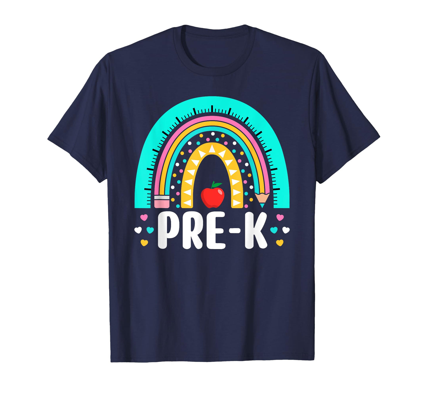 Pre-K Rainbow Teacher Team Pre-K Squad Toddler Girl Boy T-Shirt