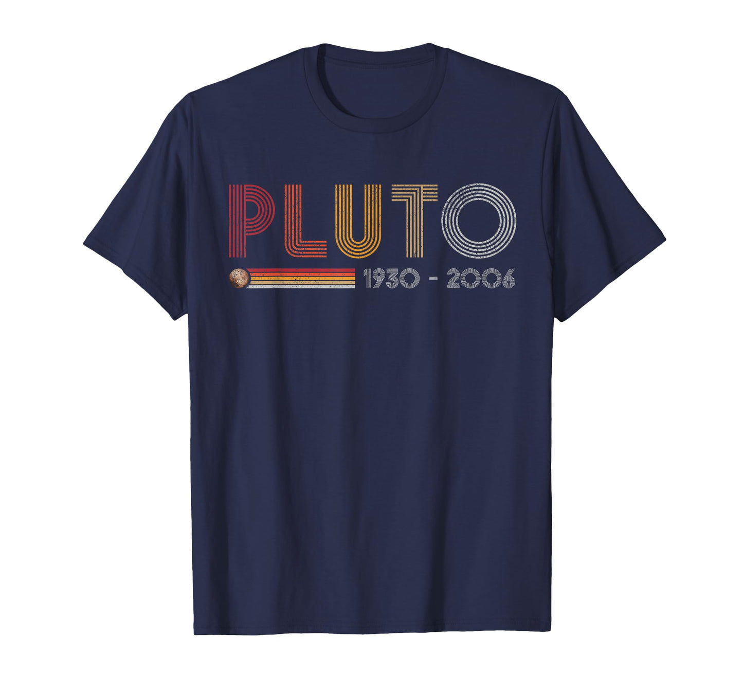 Pluto Never Forget Science and Astronomy Retro Style Nerd T-Shirt