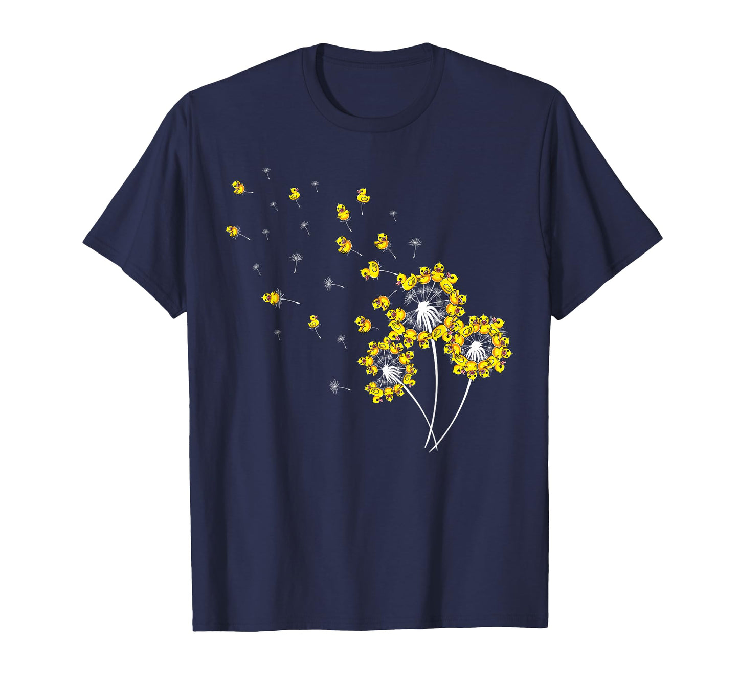 Rubber Duck Dandelions Cute Rubber Duckie Bath Toy Funny T-Shirt