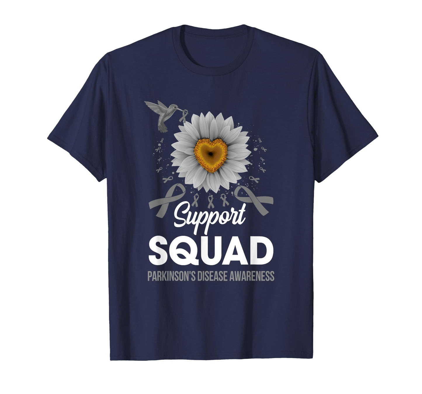 Support Squad Parkinson's Disease Awareness Sunflower T-Shirt