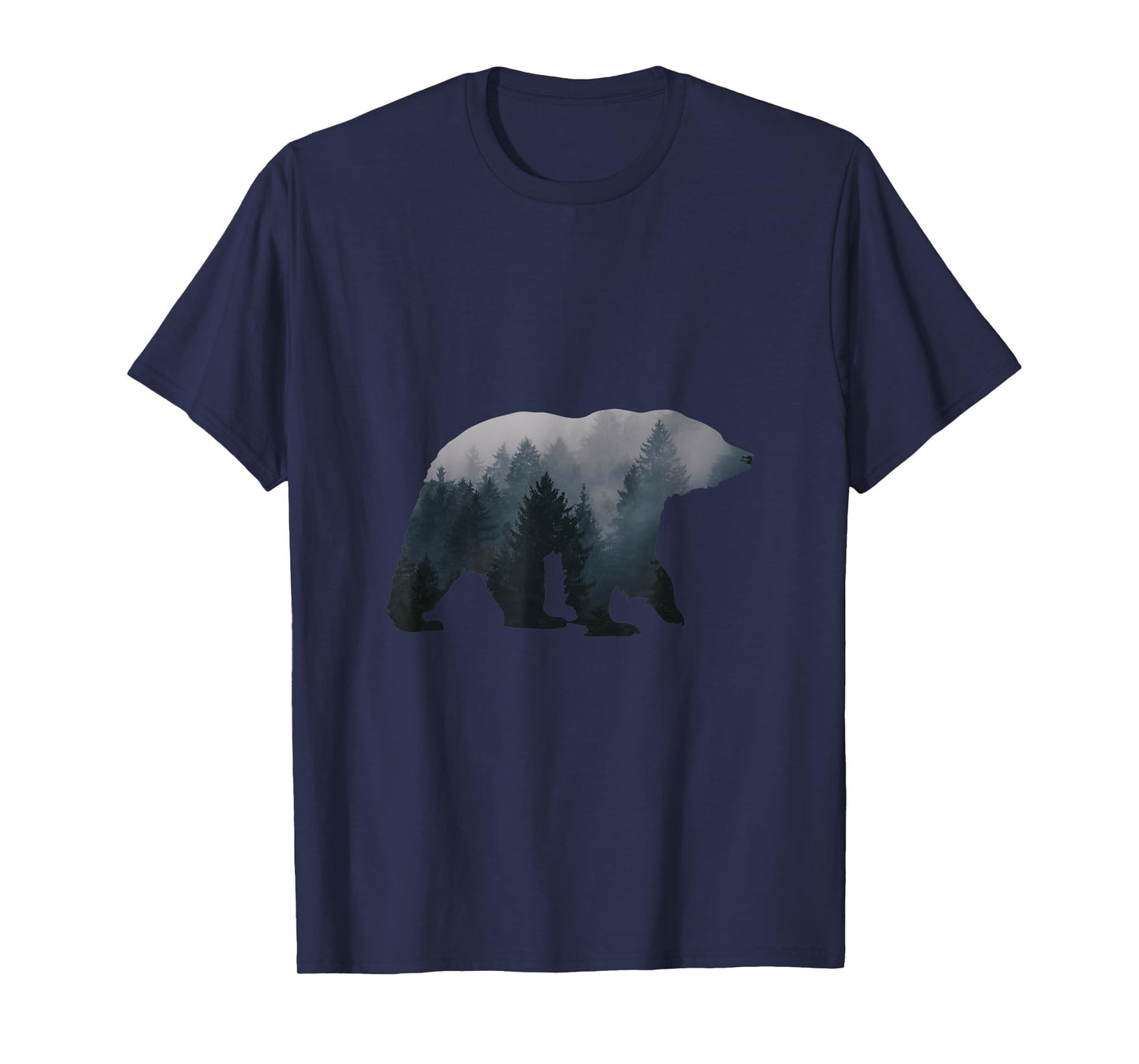 Bear illustration made of trees bears T-Shirt