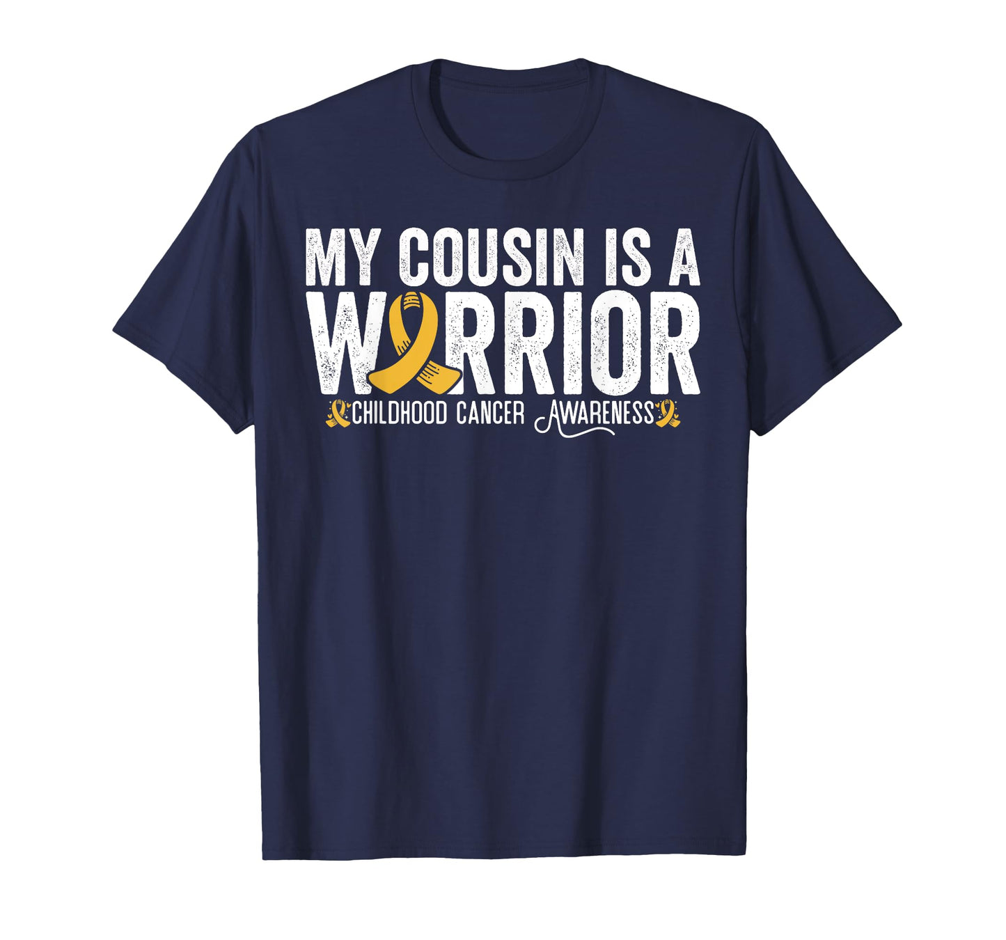My Cousin Is A Warrior Childhood Cancer Awareness T-Shirt