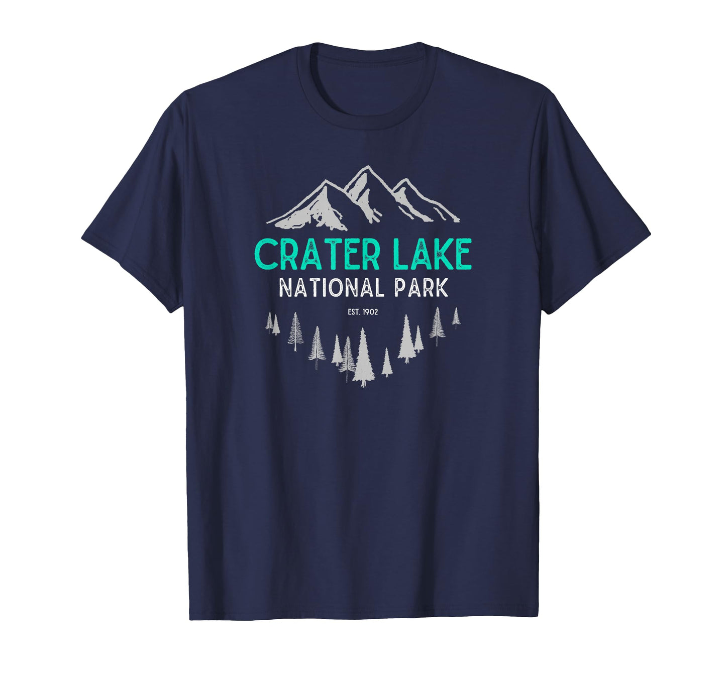 Crater Lake T-Shirt Vintage National Park Est 1902 T-Shirt