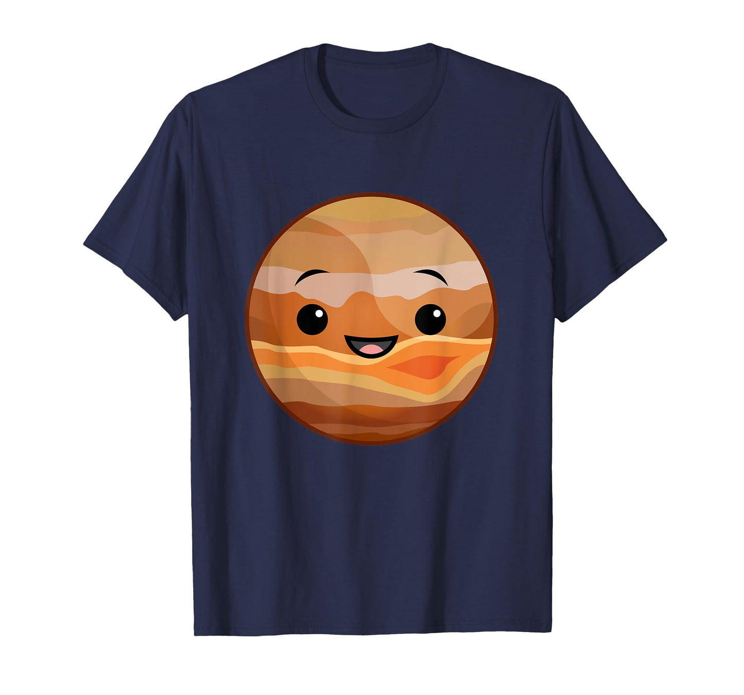Jupiter T-Shirt - Cute Happy Planet Solar System Galaxy Tee T-Shirt