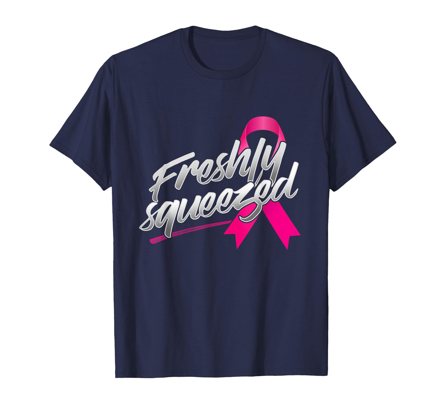 Breast Cancer Awareness Funny Gift Mammogram Pink Ribbon T-Shirt