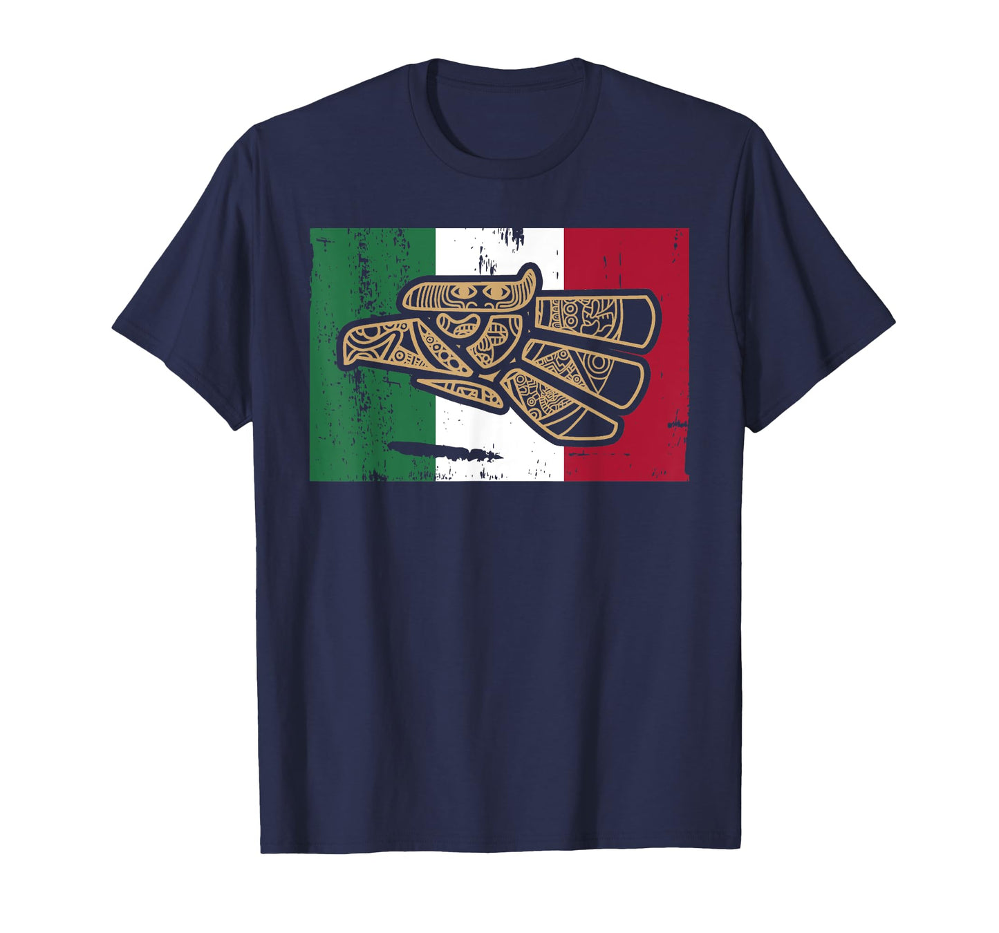 Mexico Vintage Mexican Flag Pride Hecho en Mexico Jersey T-Shirt