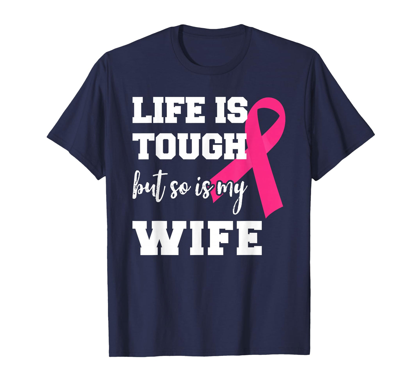 Breast Cancer For Husband Breast Cancer Month Support T-Shirt
