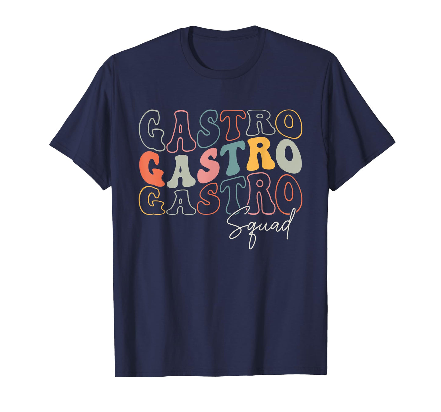 Gastro Squad Retro Groovy Design For Doctor Gastroenterology T-Shirt
