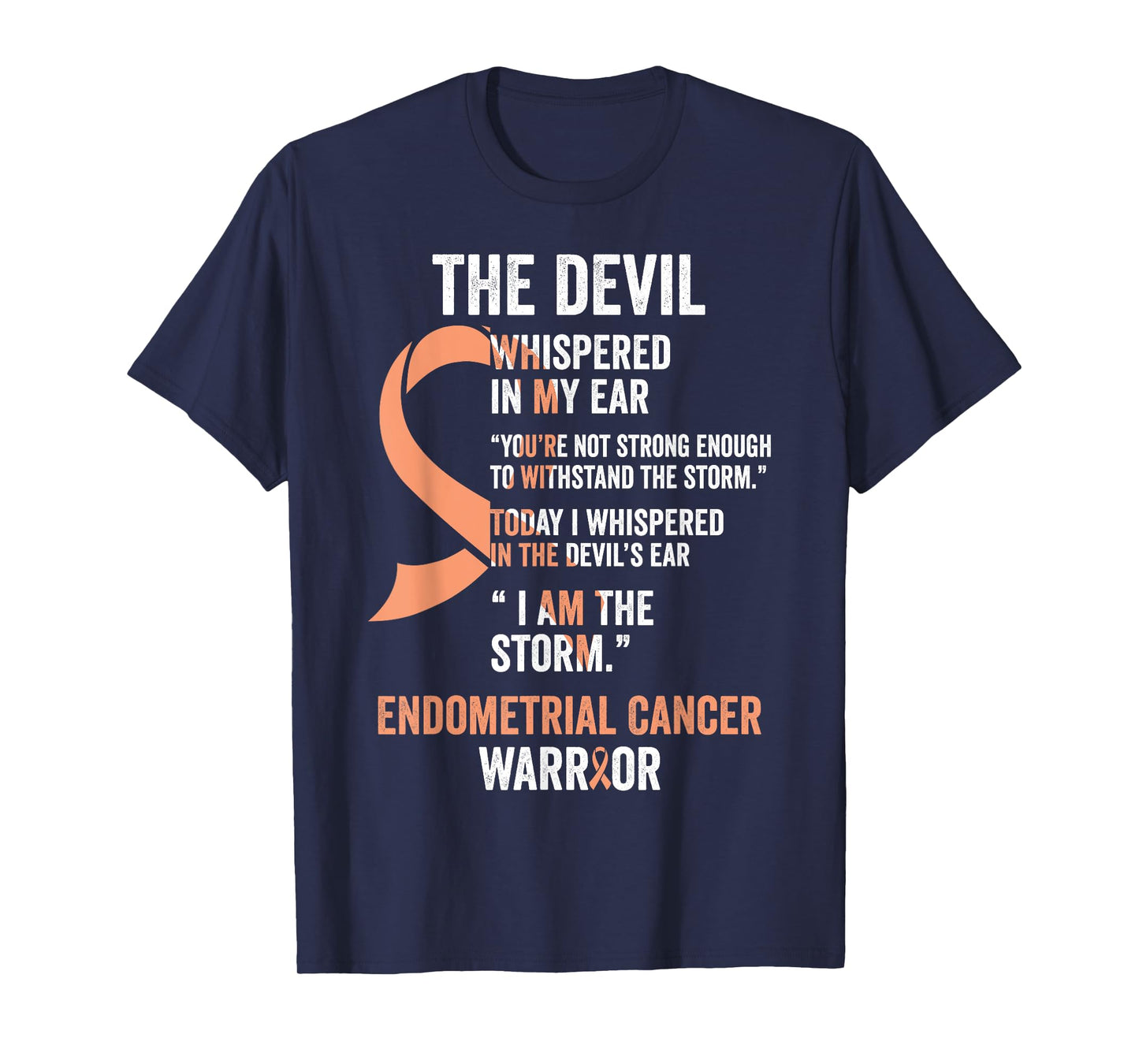 The Devil- Endometrial Cancer Awareness Ribbon T-Shirt