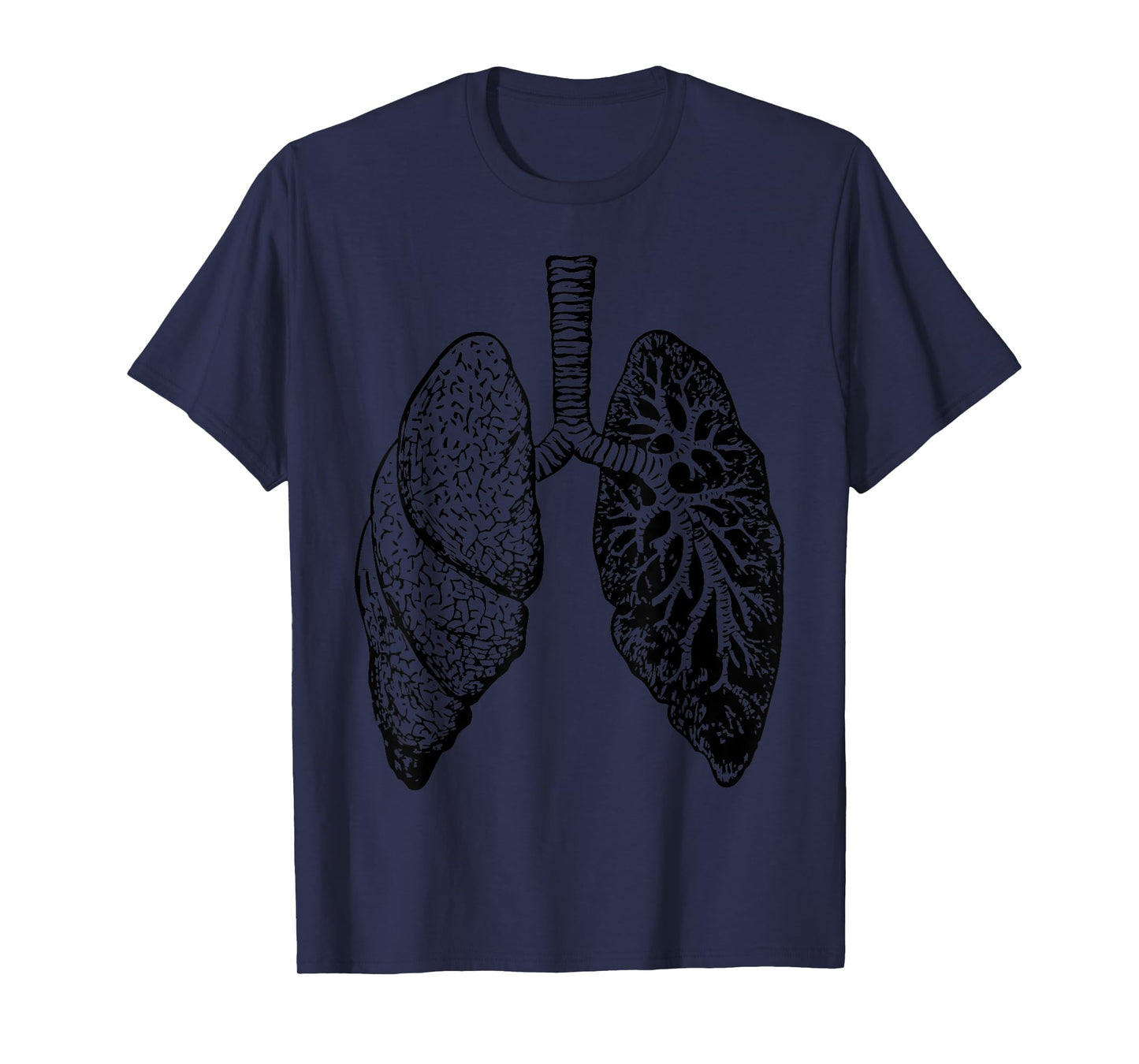 Lung Diagram Shirt Doctor Nurse Lungs Chart T-Shirt T-Shirt
