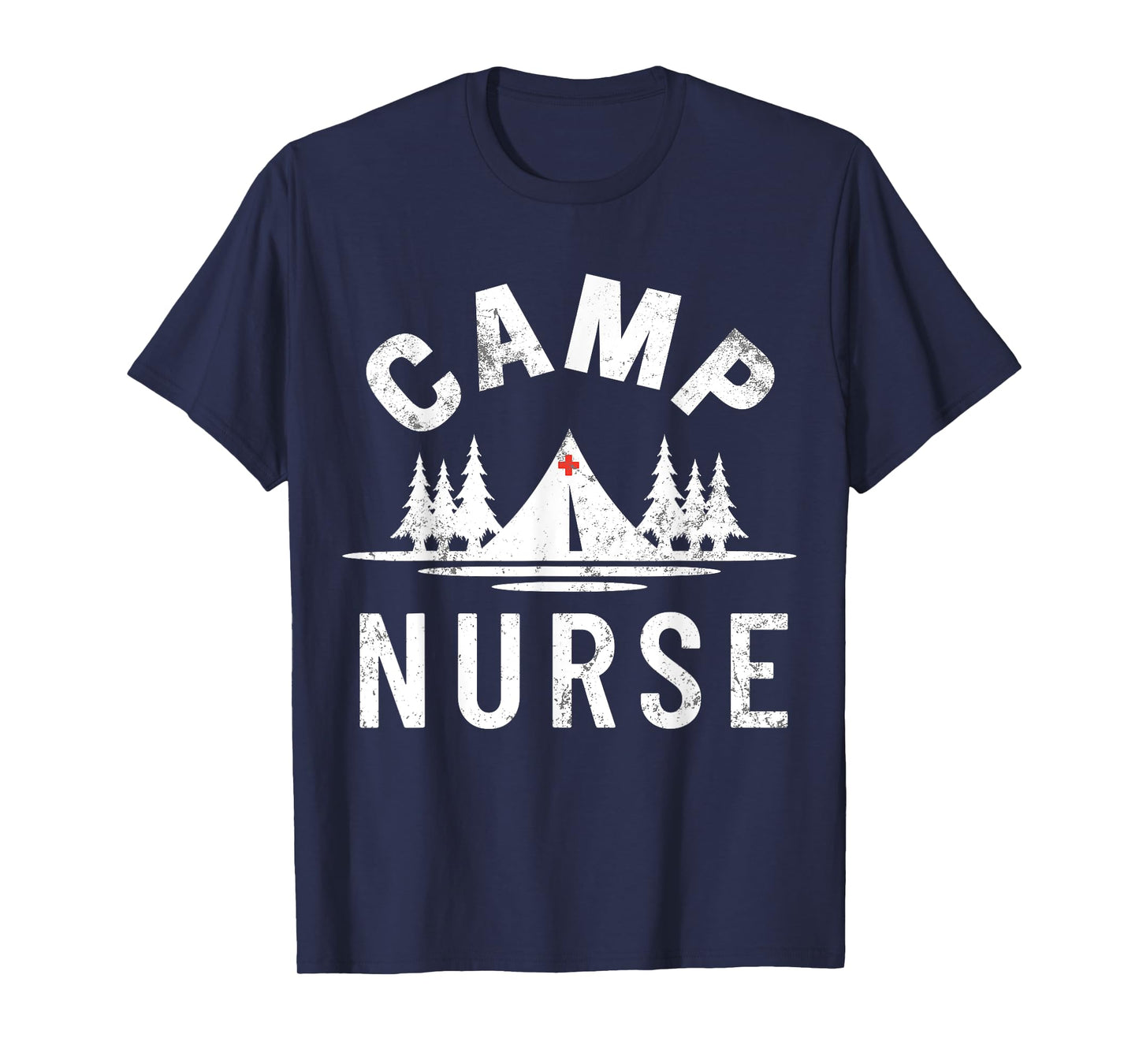Vintage CAMP NURSE Outdoor Summer Camping T-Shirt for Men Women