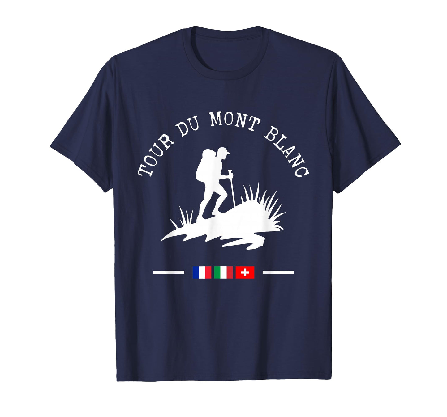 Tour du Mont Blanc Trail Long-Distance Hike Alps Trekking T-Shirt