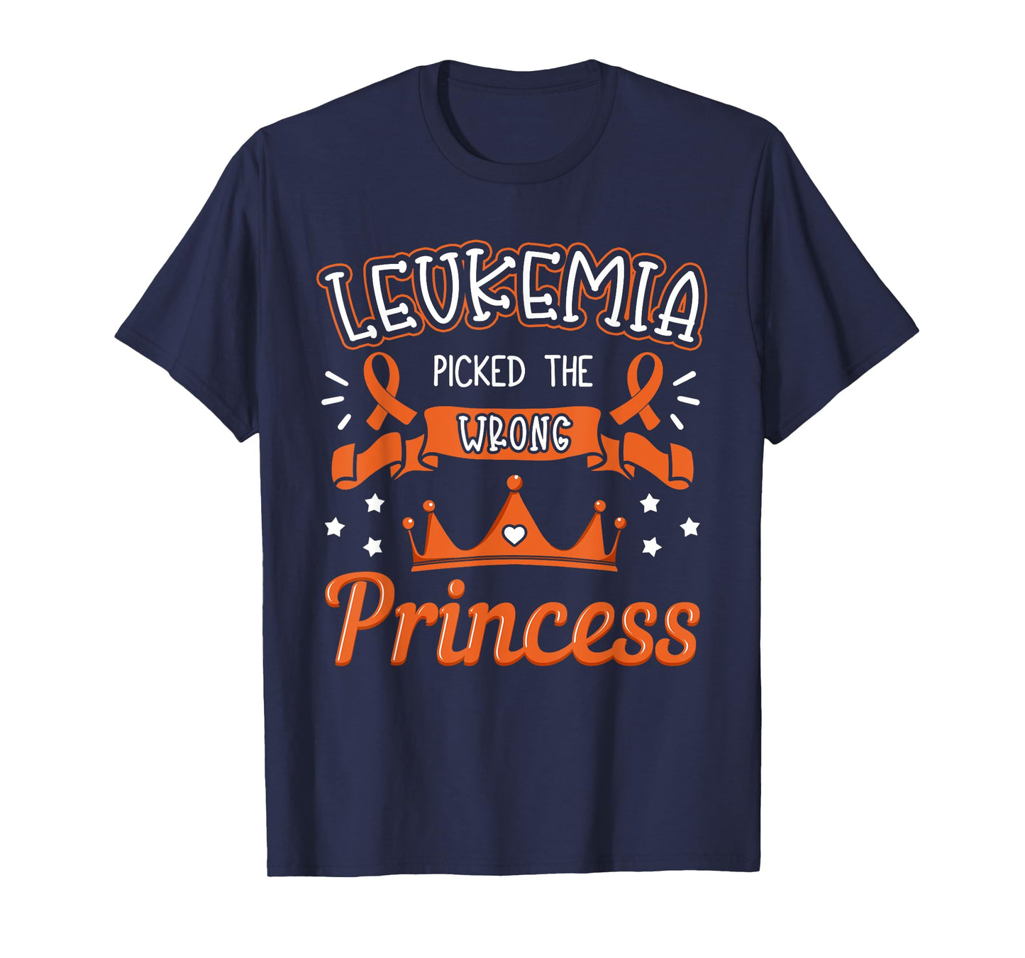 Leukemia Picked The Wrong Princess Cancer Awareness Women T-Shirt