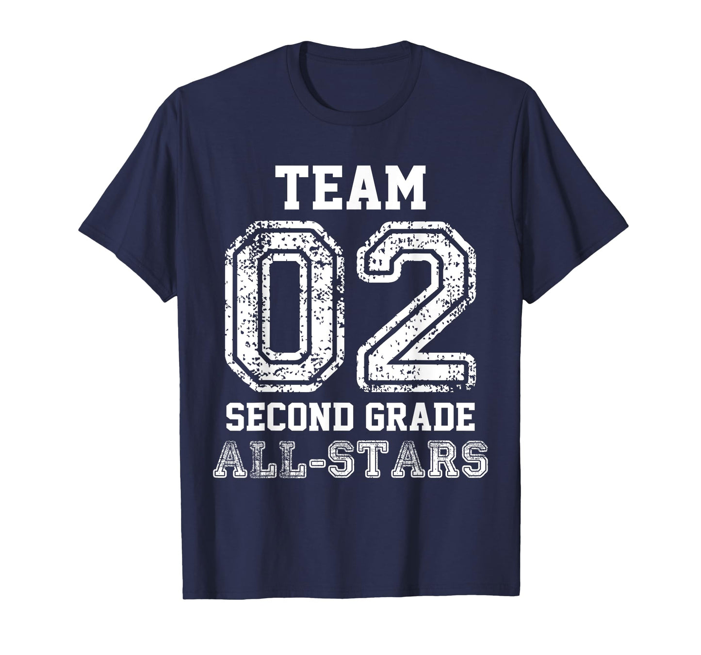 School Team 2nd Grade All-Stars Sports Jersey T-Shirt