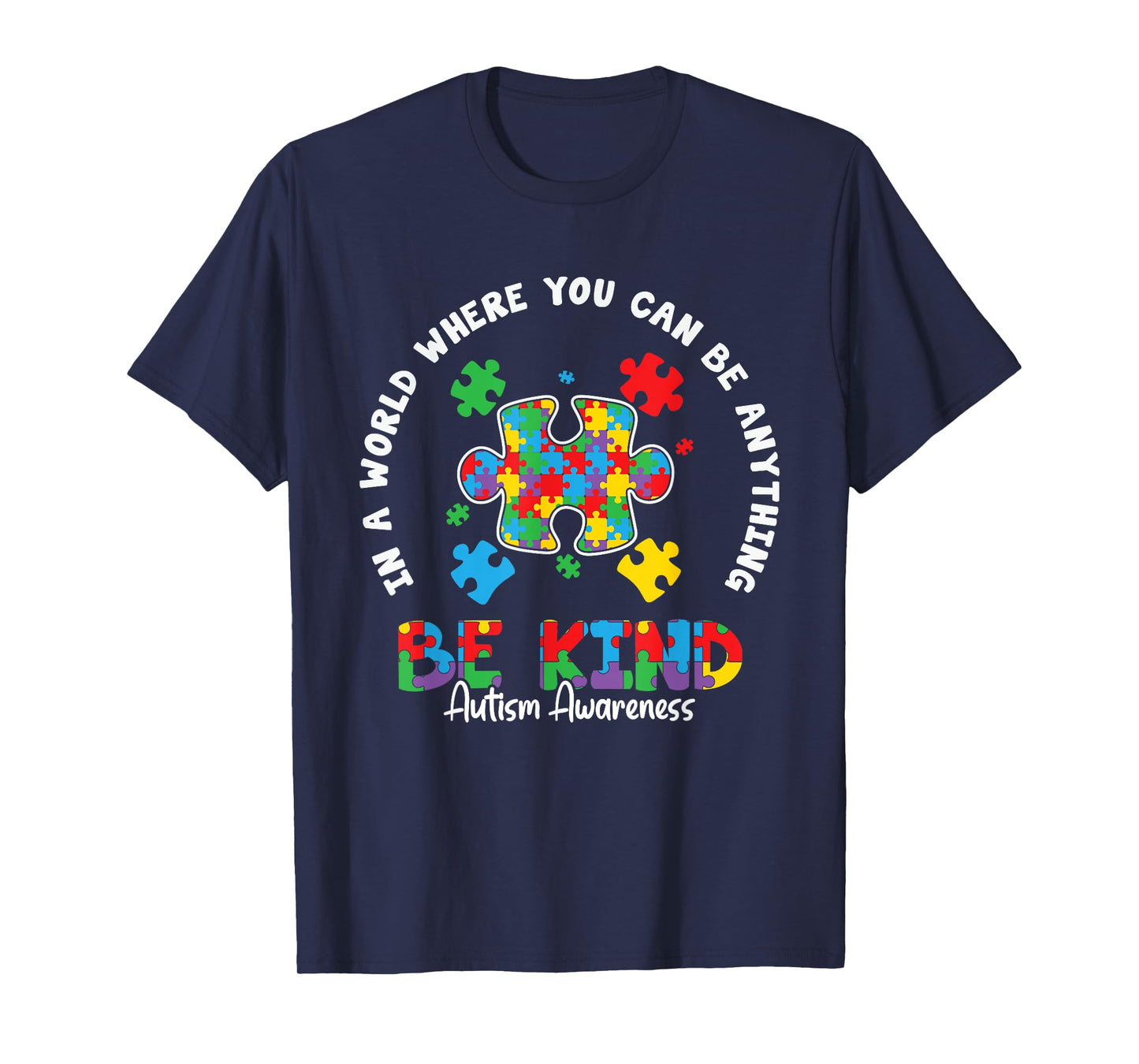 Autism Love Accept Support Autistic Autism Awareness T-Shirt