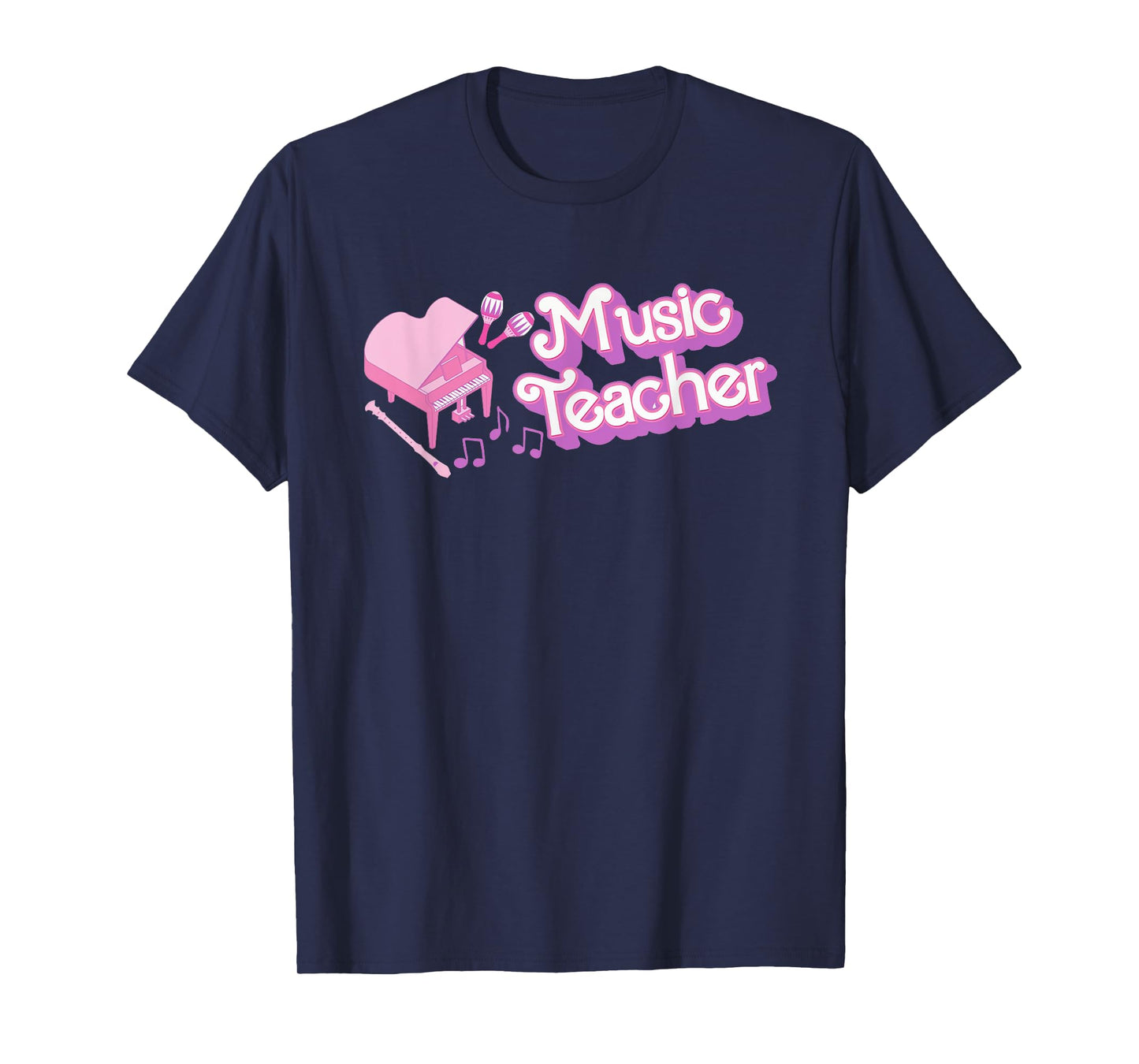 Women Music Teacher Back to School Music Education Students T-Shirt