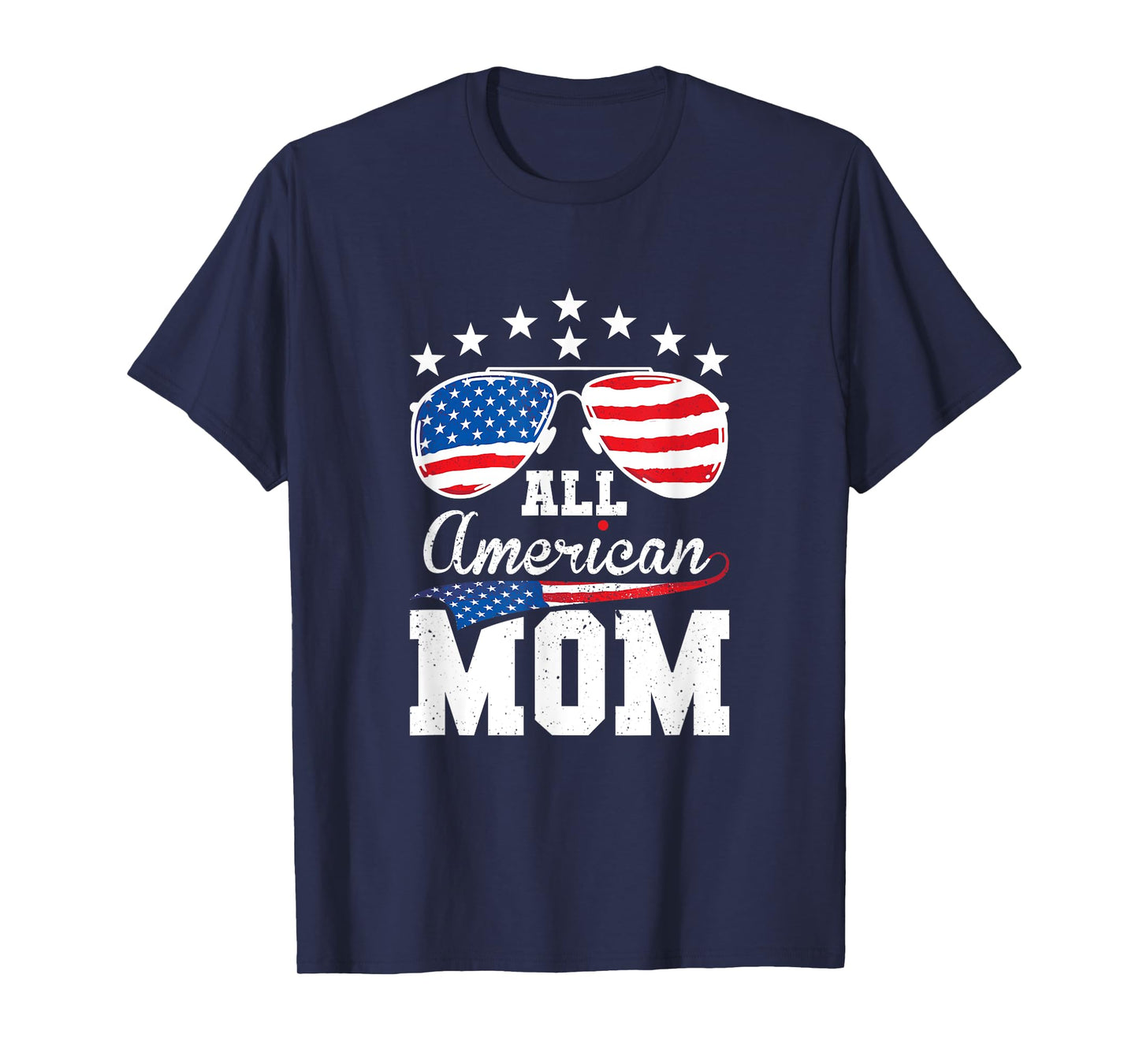 All American Mom 4th of July Matching Family Women Men T-Shirt