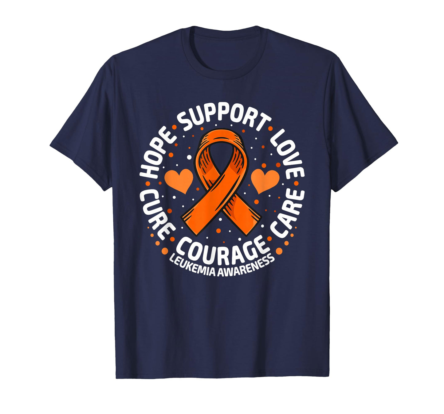 Leukemia Support Blood Cancer Tee Family Leukemia Awareness T-Shirt