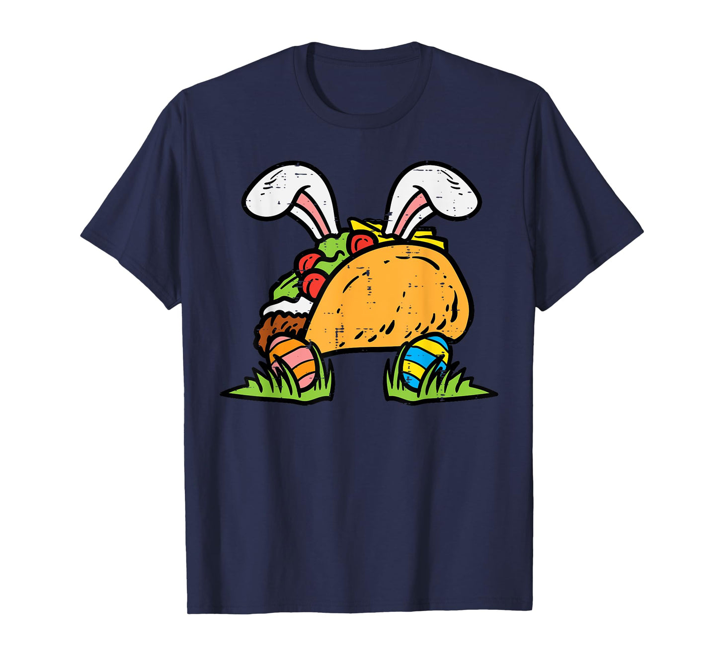 Easter Taco Bunny Funny Mexican Food Foodie Men Women Kids T-Shirt