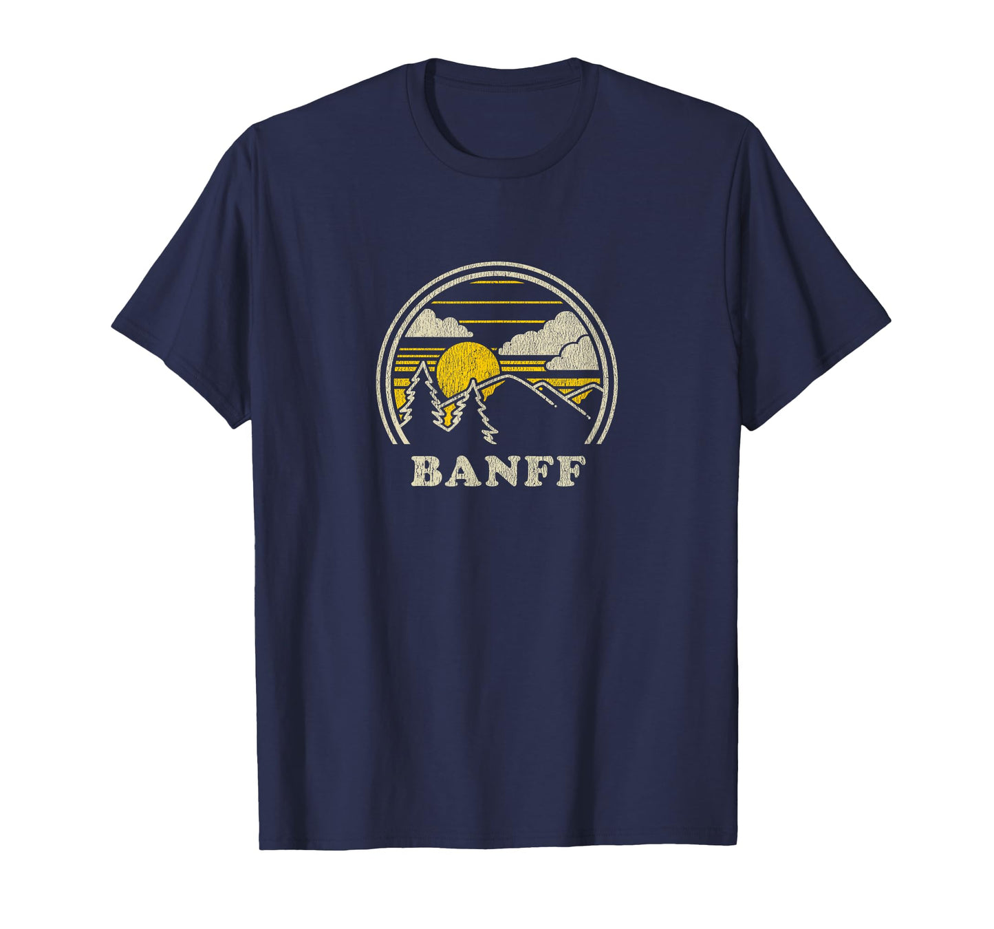 Banff Alberta Canada T Shirt Vintage Hiking Mountains Tee T-Shirt