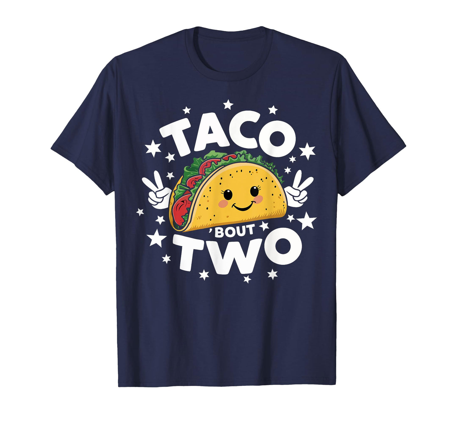 Taco Bout Two Taco Twosday Second Birthday Outfit Girl Boy T-Shirt