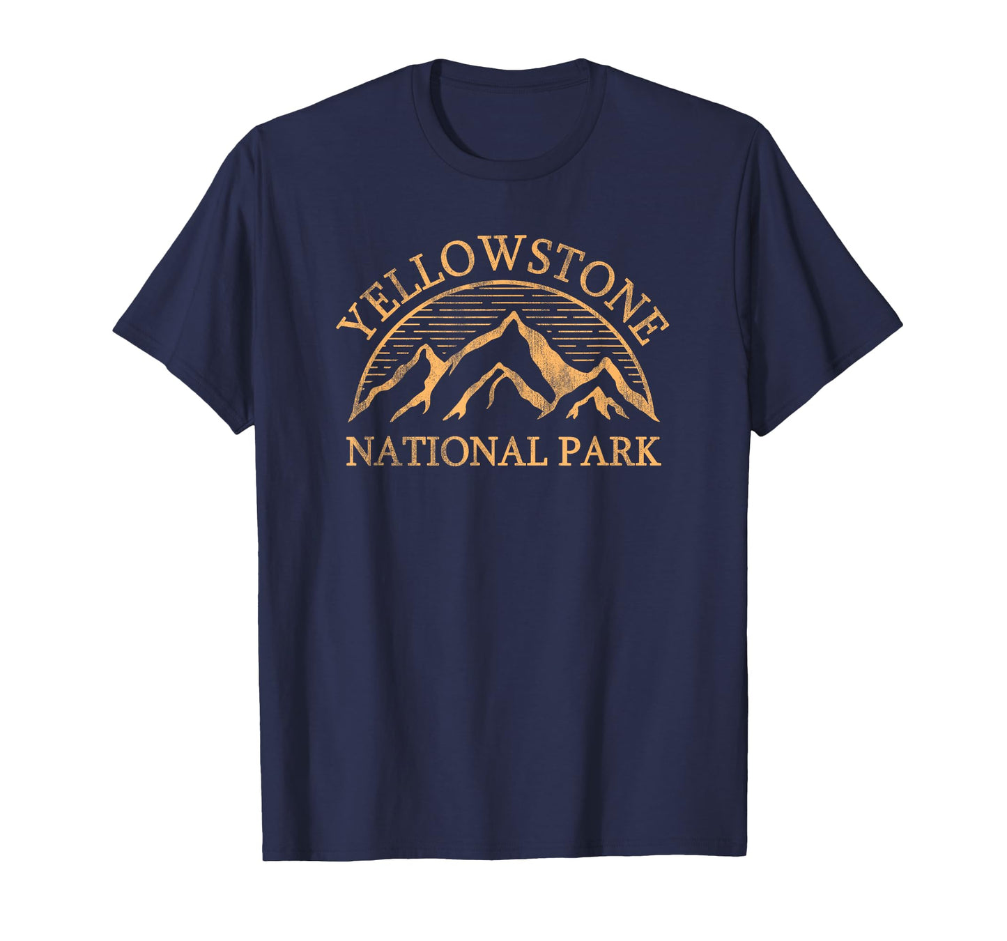 Vintage Yellowstone Mountain Retro National Park Souvenir T-Shirt
