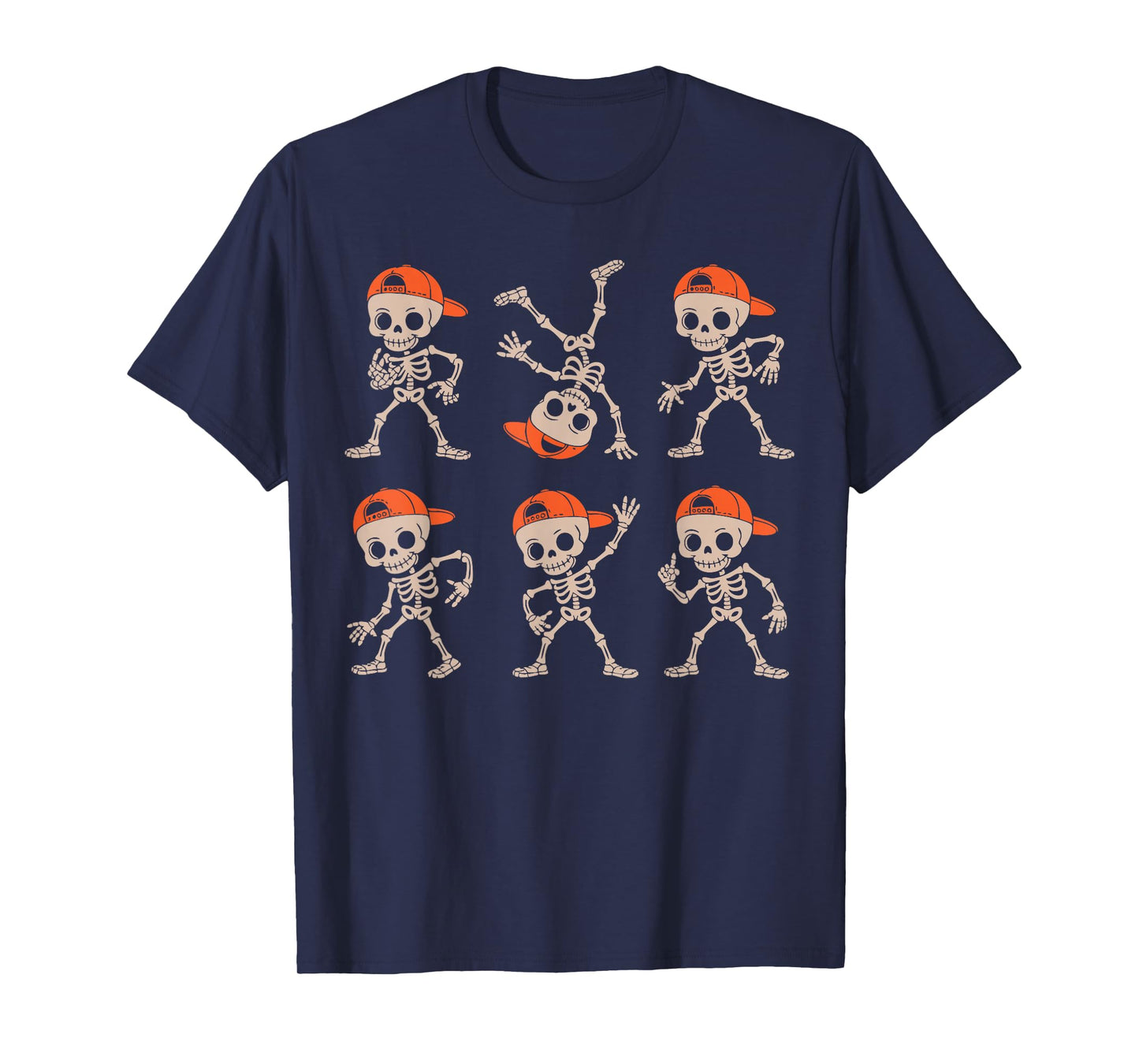Halloween Shirt Boys Kids Toddler Dancing Skeleton Cap Funny T-Shirt