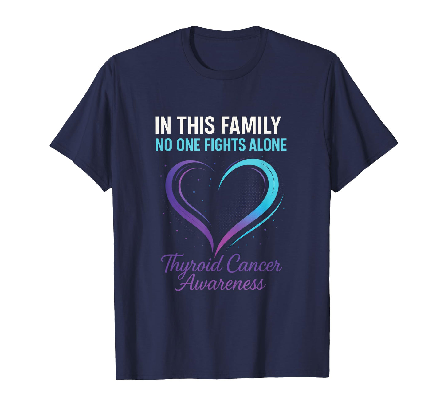 This Family - Thyroid Cancer Awareness Art T-Shirt