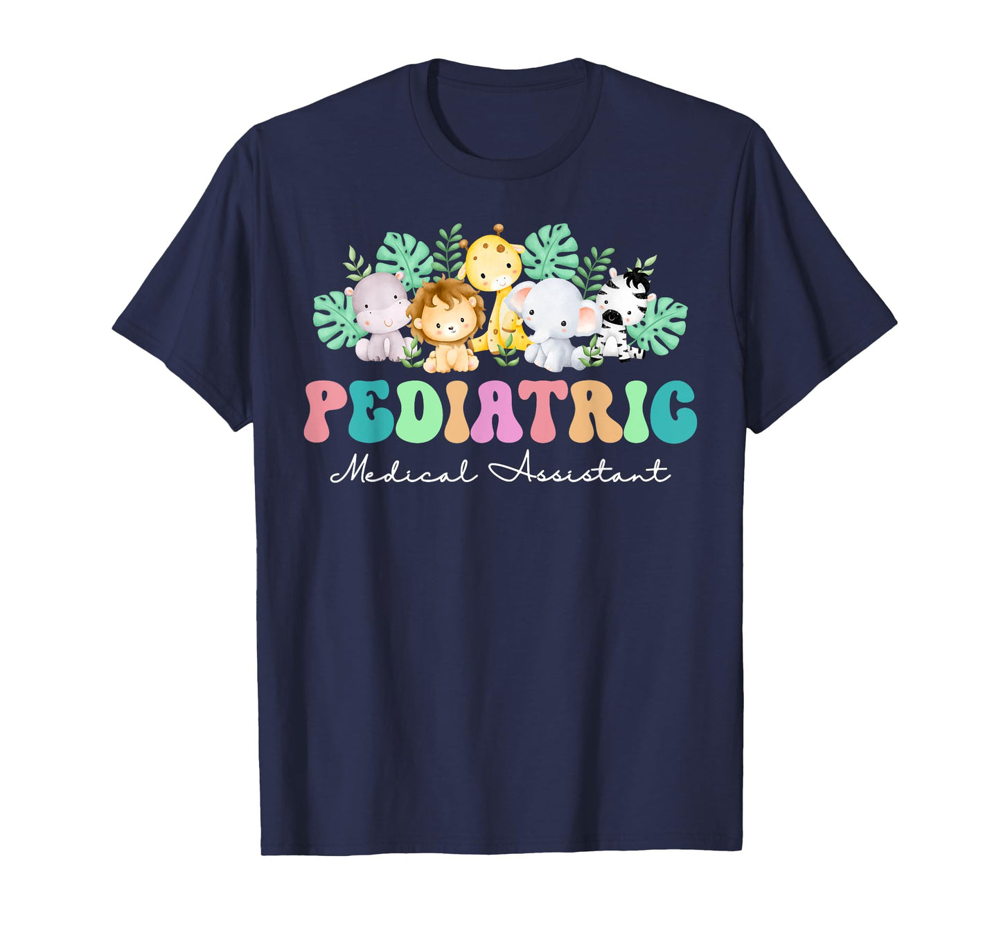 Cute Animal Pediatric Medical Assistant PEDS MA Nurse Grad T-Shirt