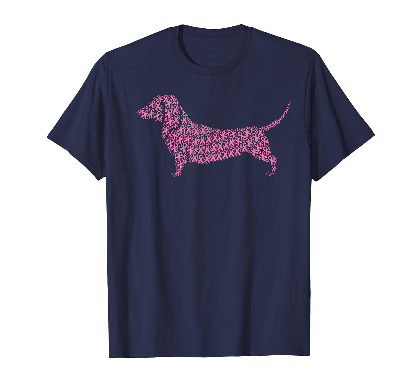 Breast Cancer Awareness Pink Ribbon & Survivor - Dachshund T-Shirt