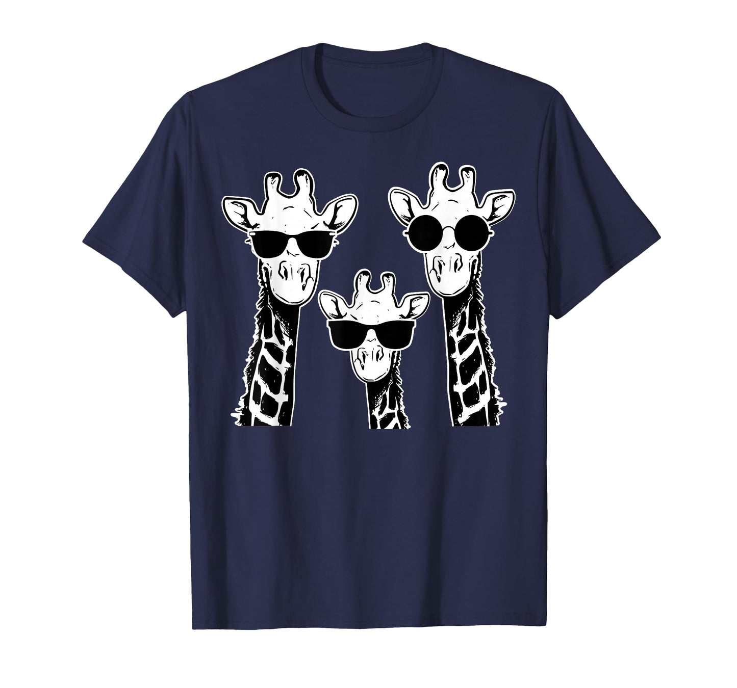 Giraffes family with sunglasses - Giraffe T-Shirt