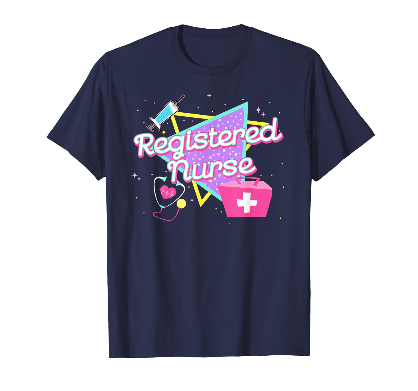 90s Retro Style Registered Nurse Shirts For Women Nurse T-Shirt