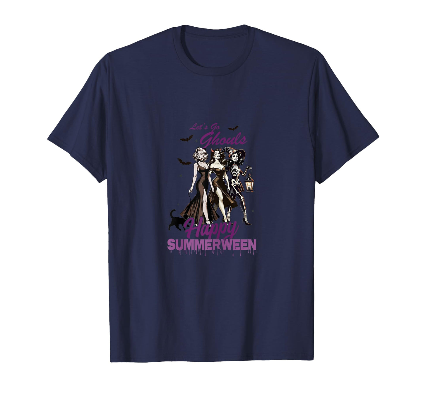 Happy Summerween Ghoul Girl Squad T-Shirt
