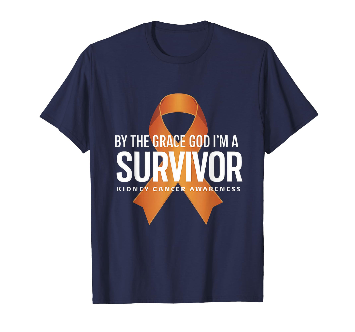 Kidney Cancer Survivor By The Grace God Kidney Awareness T-Shirt