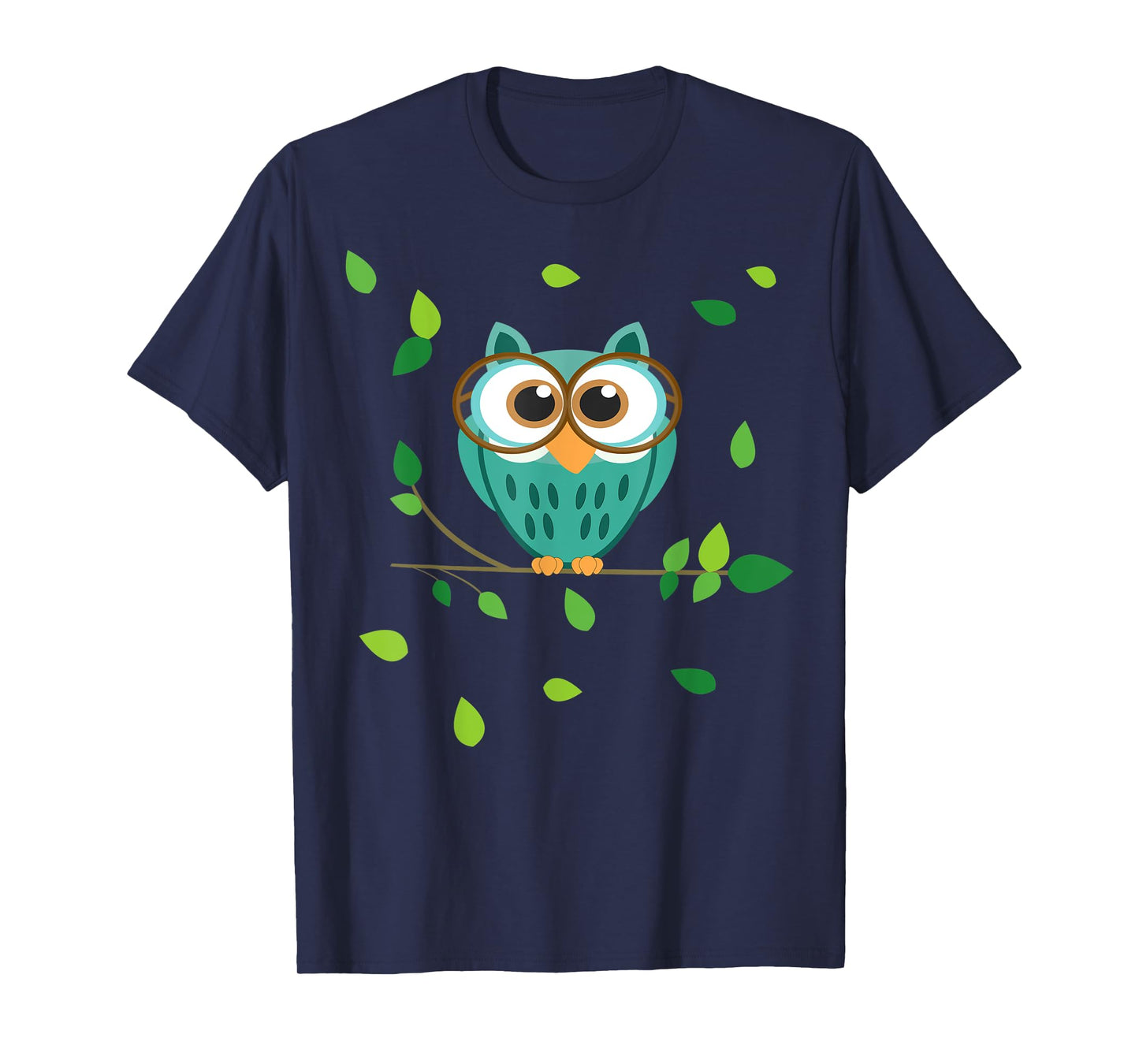 Cute little Owl in the Forest Owls Baby on a Branch T-Shirt