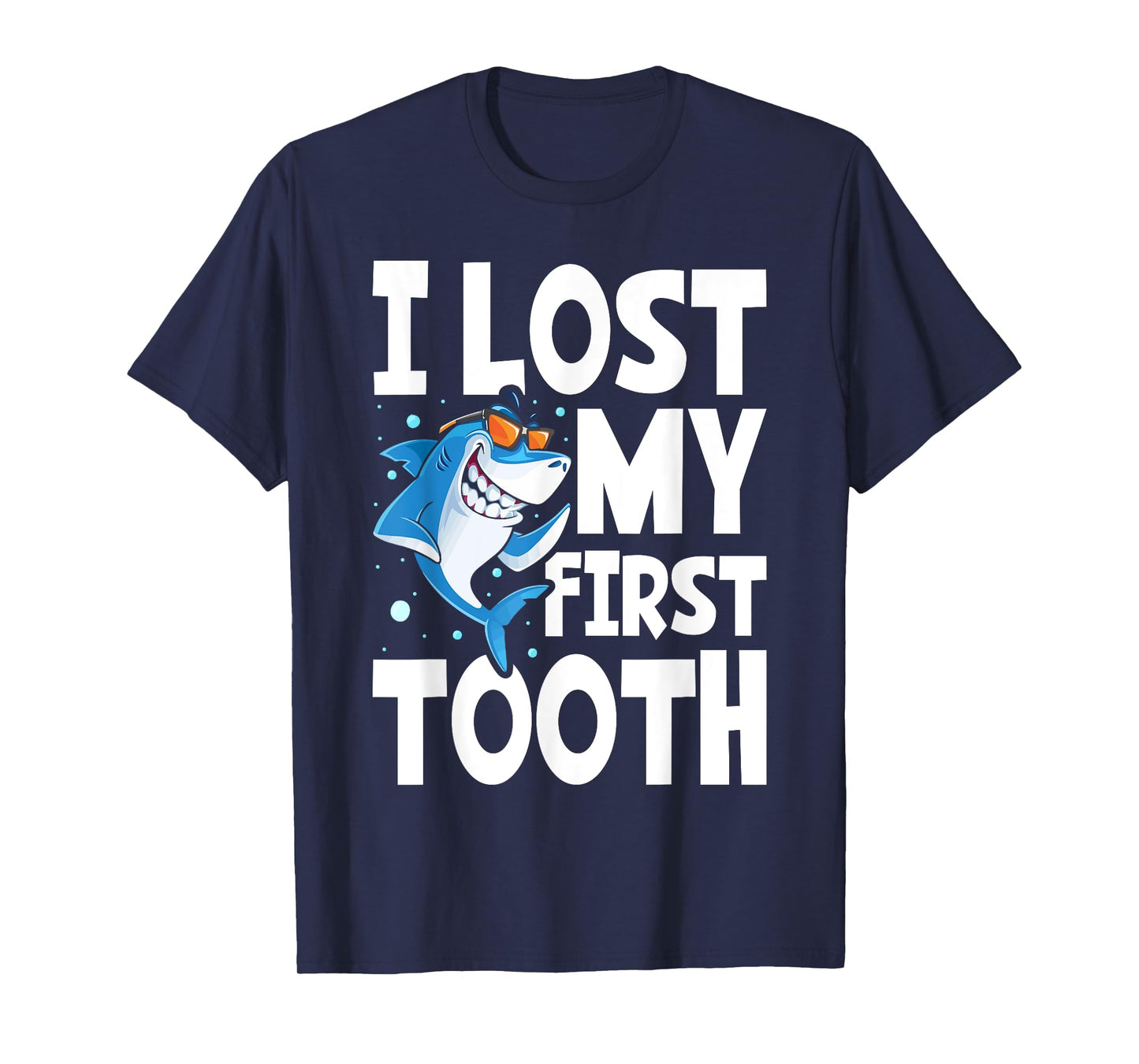 Kids Funny Tooth Fairy - Cute Shark I Lost My First To T-Shirt