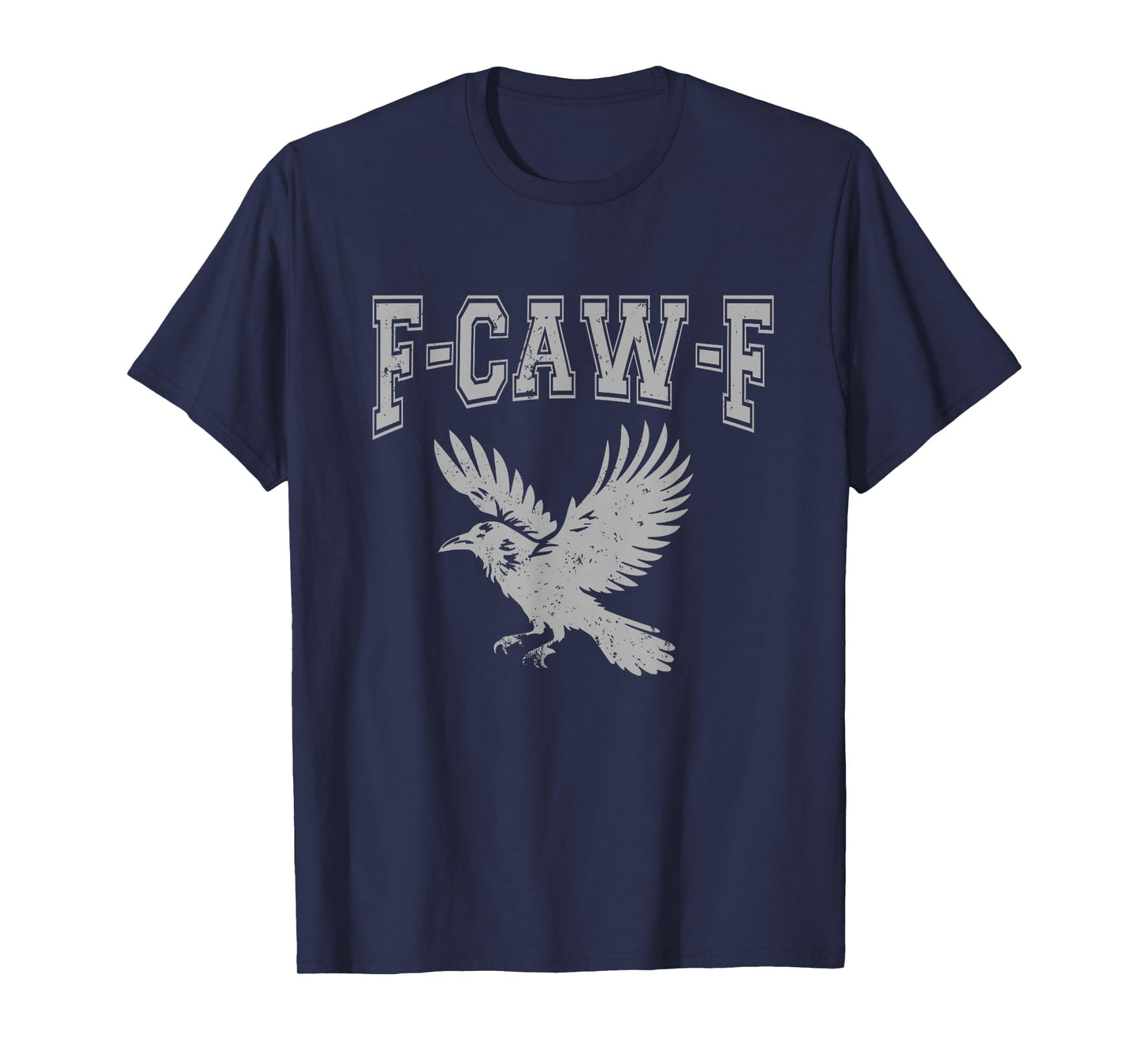Funny F CAW F Crow Gothic Halloween Crow for Adults T-Shirt
