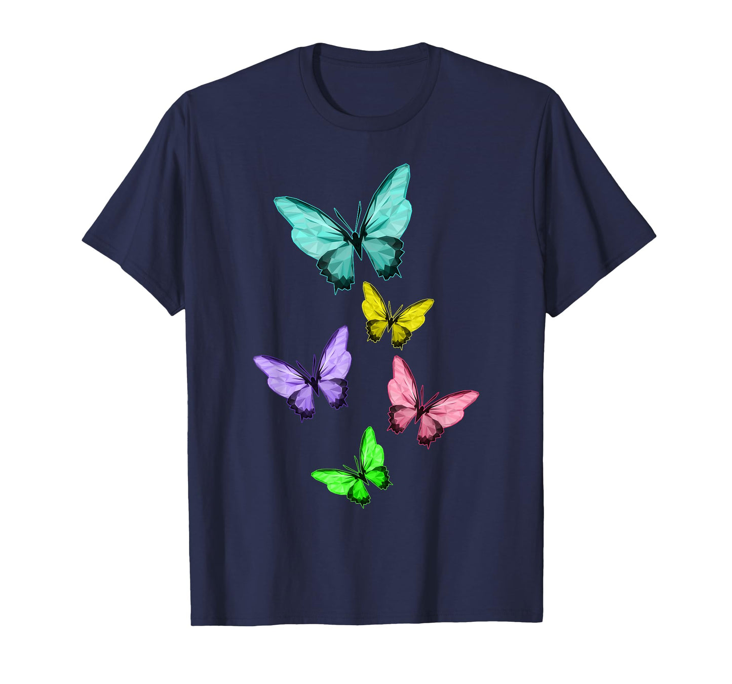 Colorful Butterflies Shirt Nature Monarch Butterfly Lover T-Shirt
