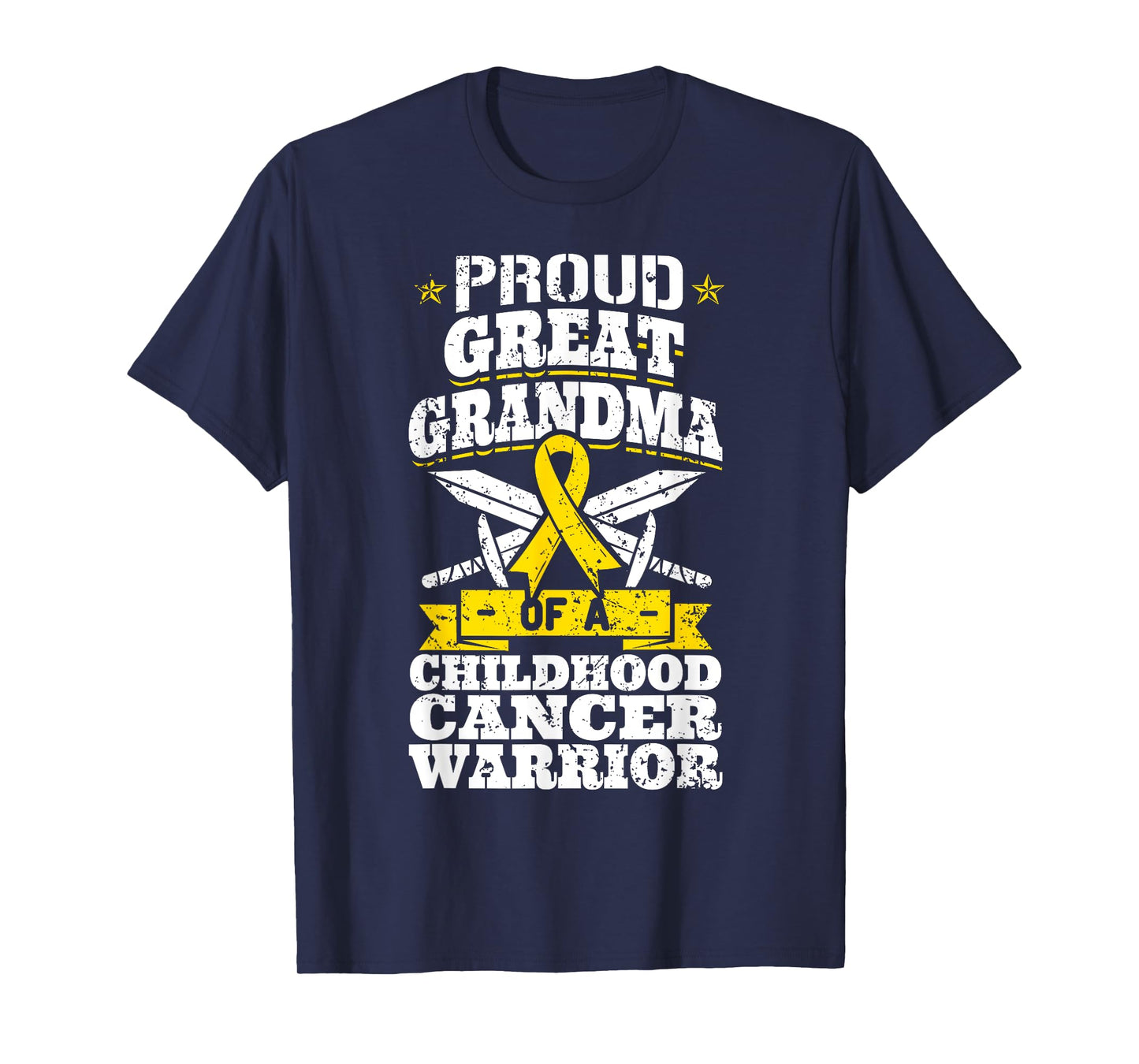 Proud Great Grandma Of A Childhood Cancer Warrior Awareness T-Shirt