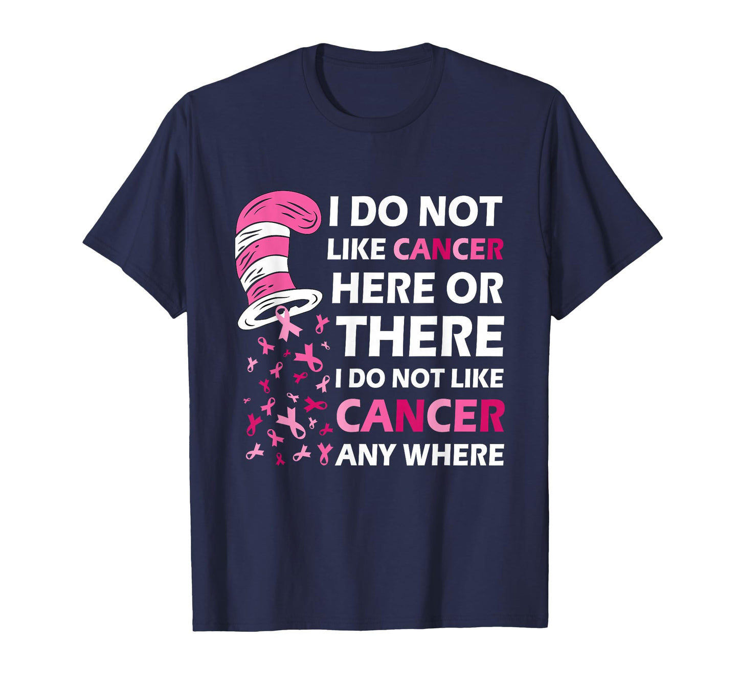 I Do Not Like Cancer Here Or There I Do Not Like Cancer T-Shirt