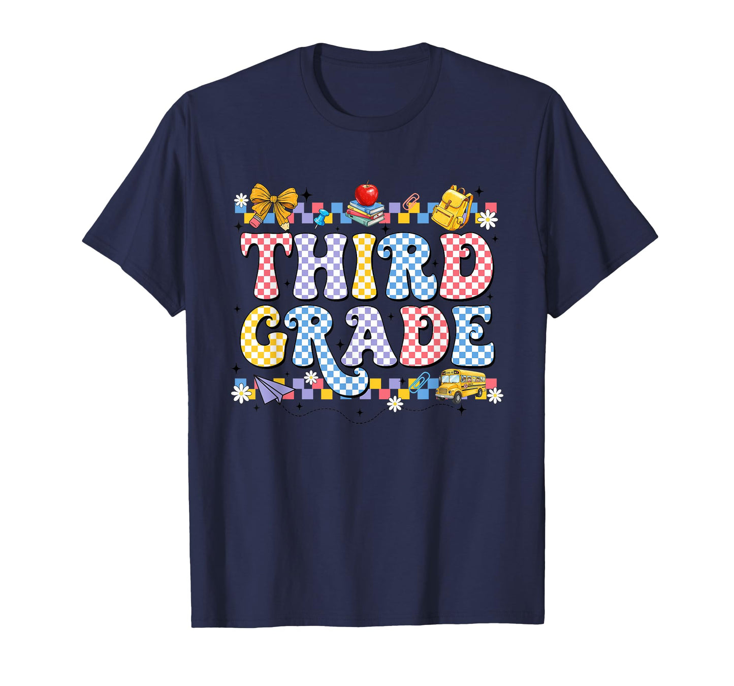 Third Grade Coquette Bow Back To School First Day Of School T-Shirt