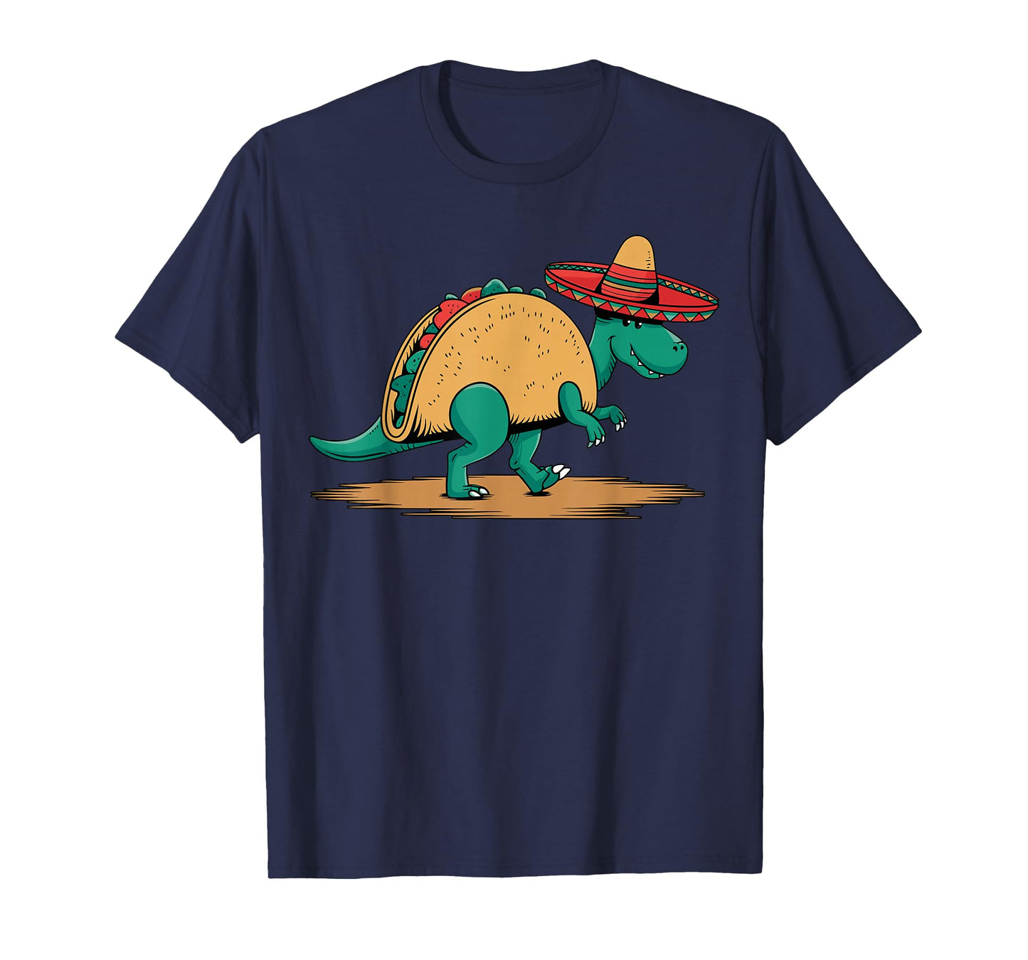 Taco Saurus Funny Dinosaur Taco T-Shirt