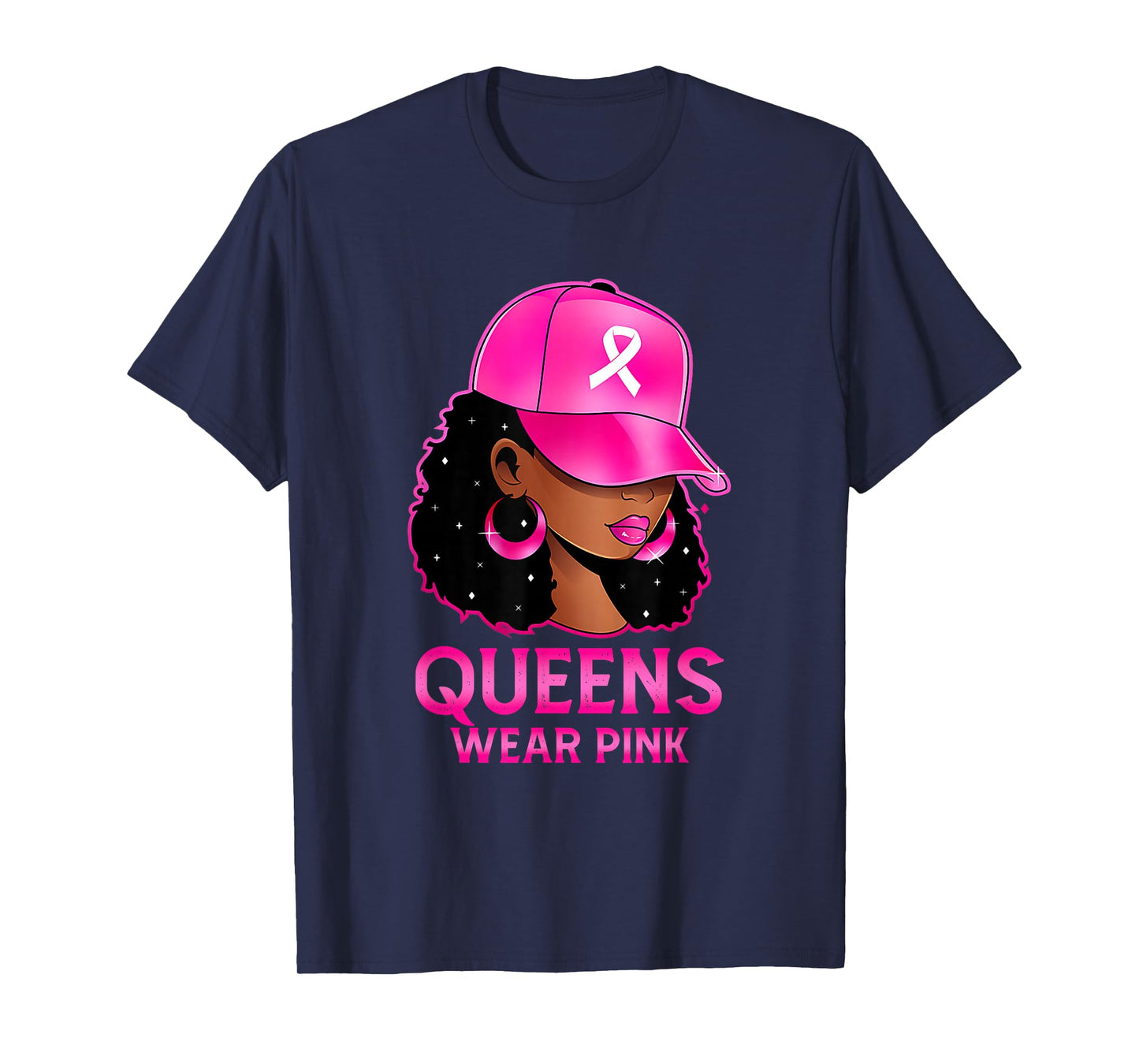 Queen Wear Pink for Breast Cancer Survivor Awareness T-Shirt