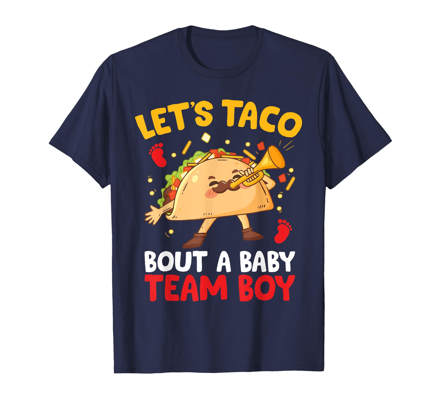Let's Taco Bout a Baby Team Boy taco gender reveal Matching T-Shirt
