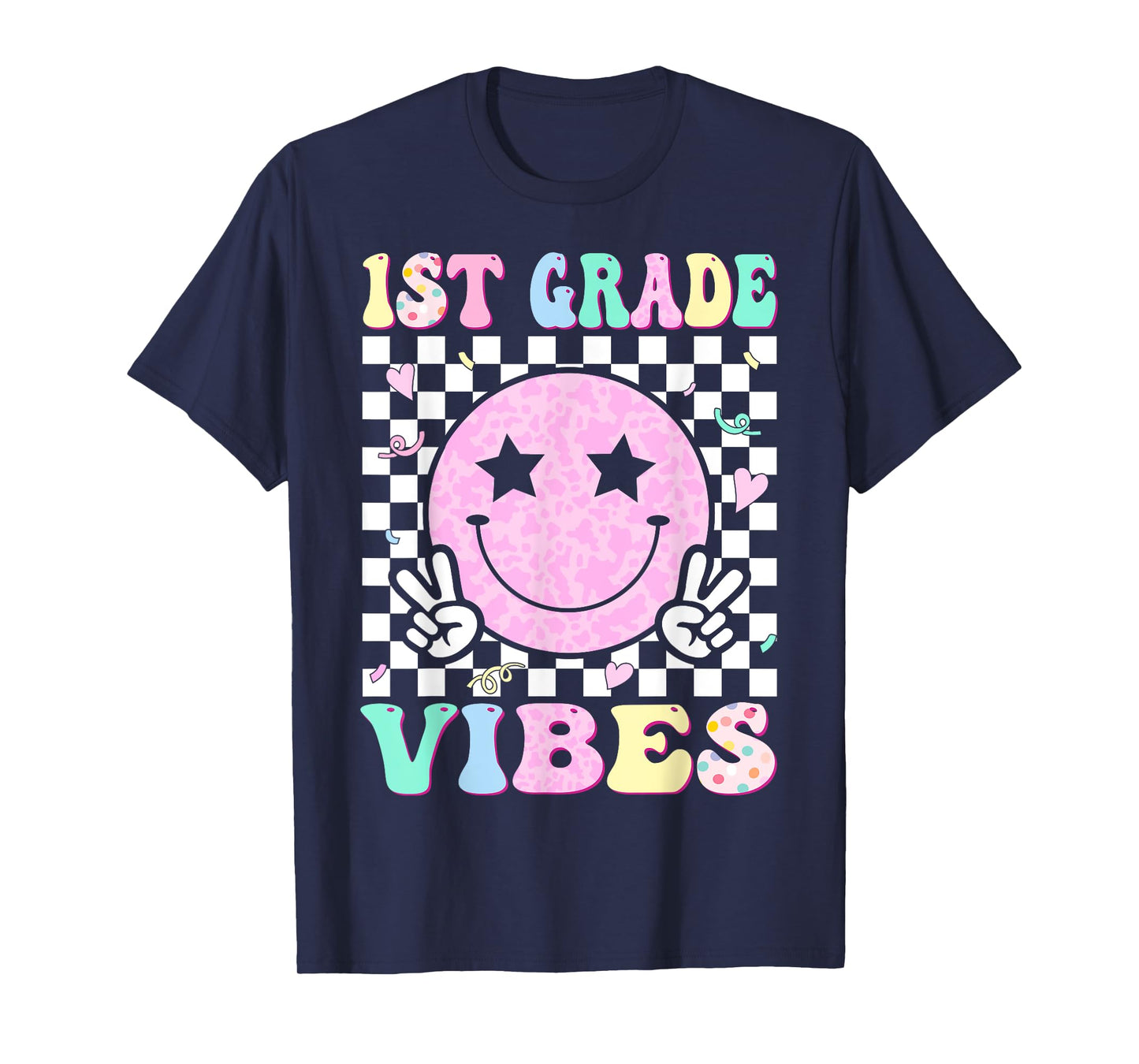 1st Grade Vibes First Day of School 1st Grade First Grade T-Shirt