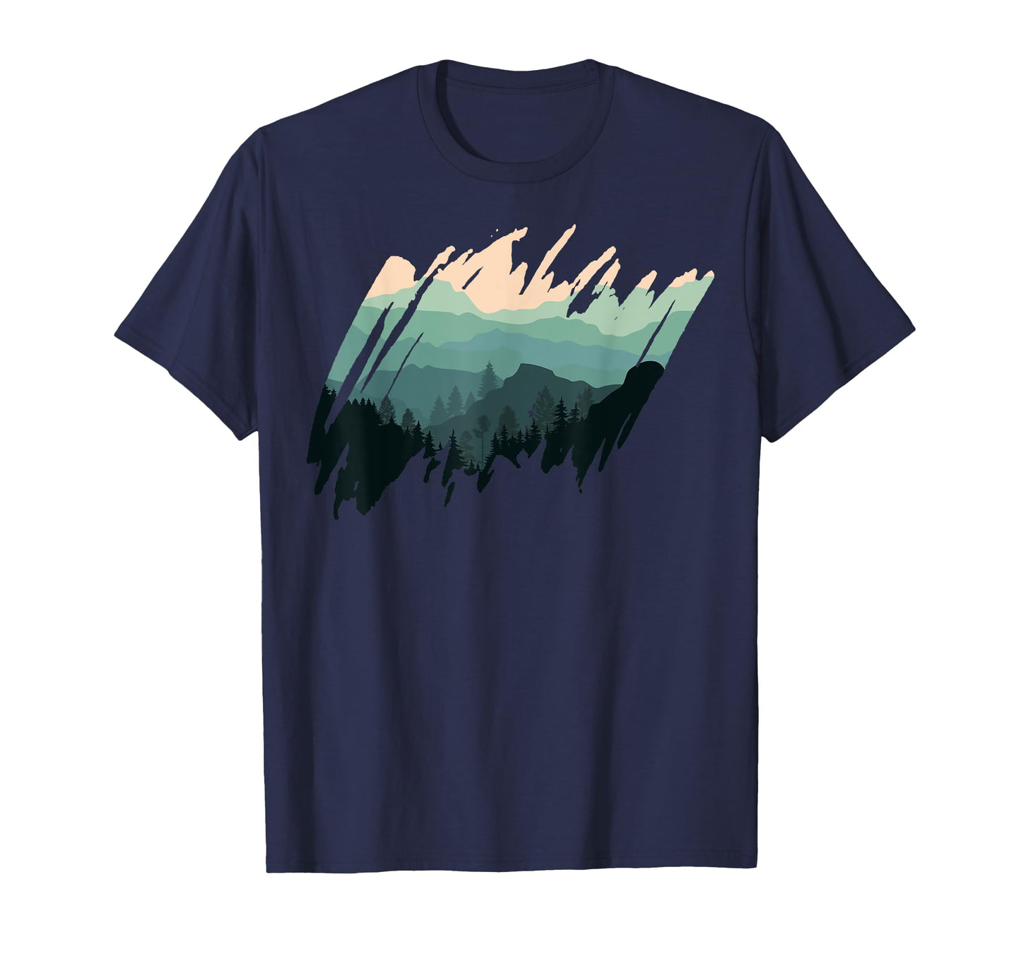 Timeless Mountain, Nature Trees and Forest T-Shirt