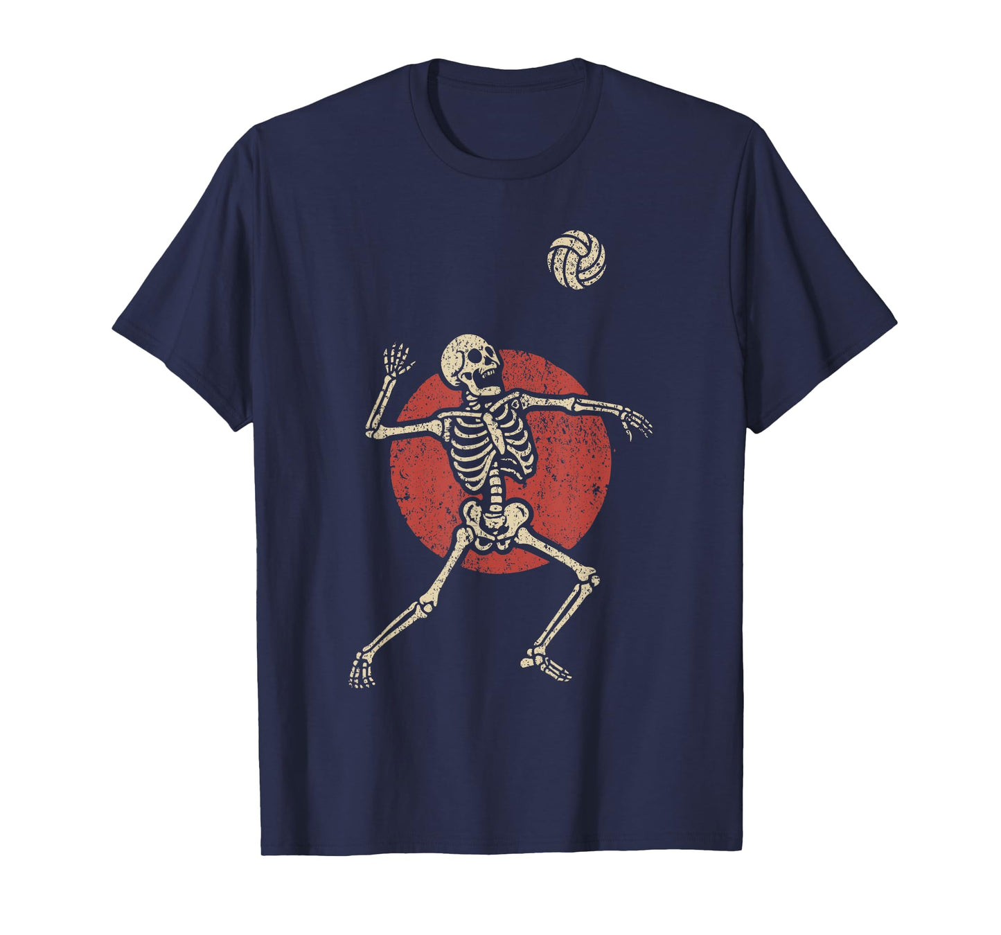Skeleton Volleyball Player Halloween T-Shirt