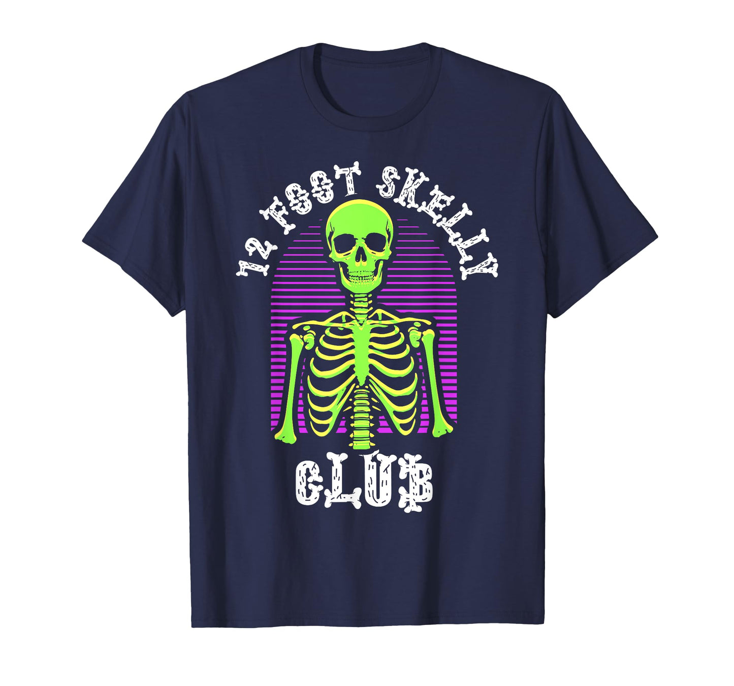 12 Foot Skelly Club - Halloween T-Shirt